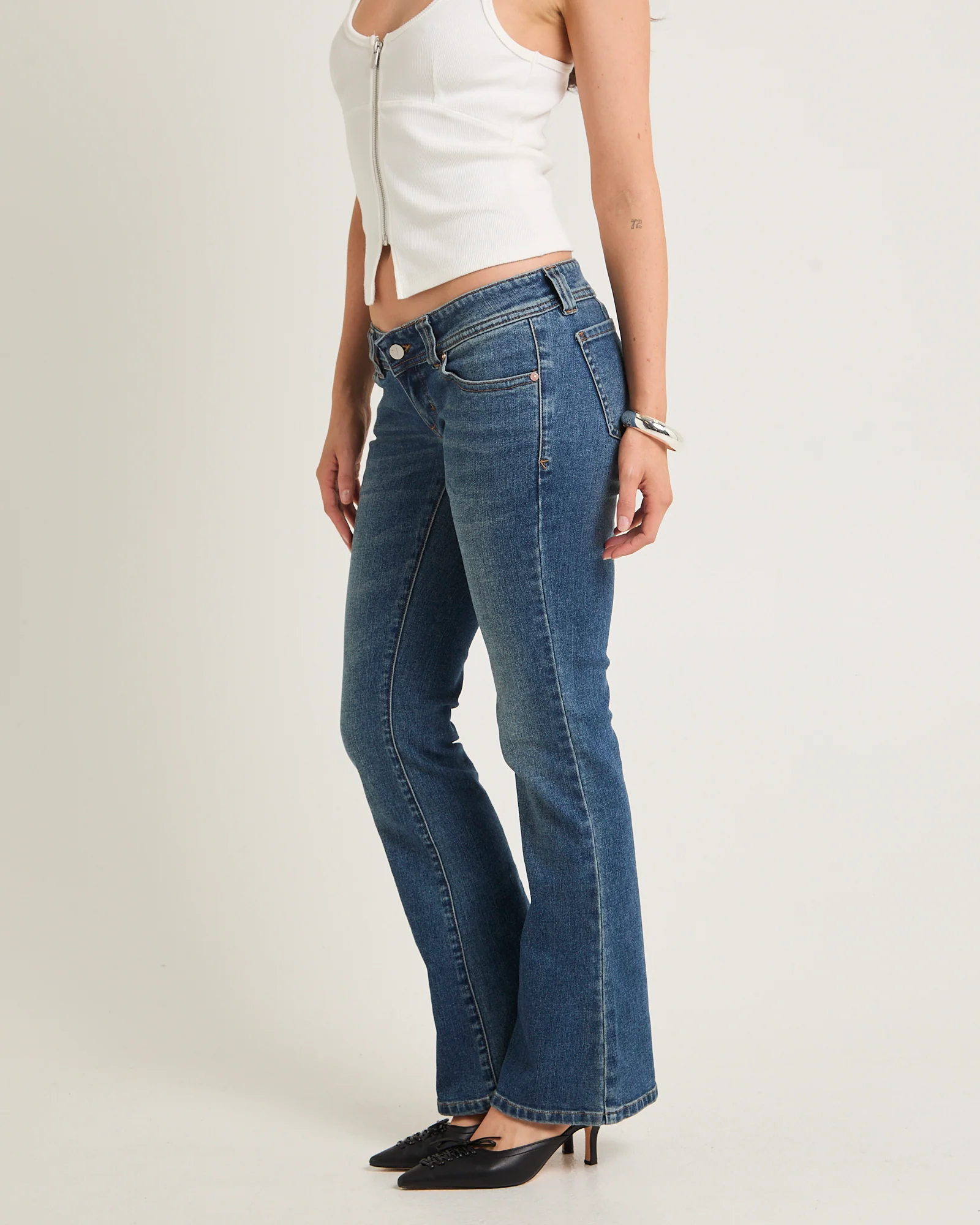 00 Super Low Kick Denim Jeans Petra - Image 8