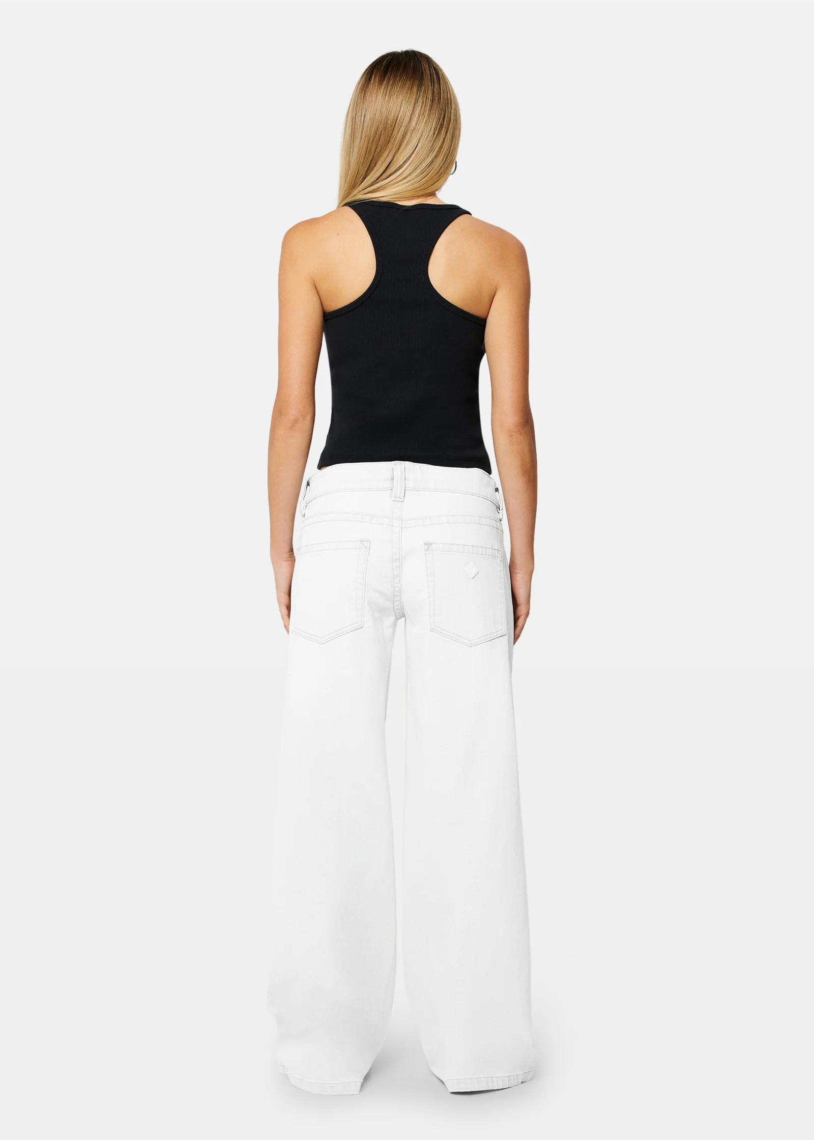 00 Super Low & Wide Denim Jeans - Image 4