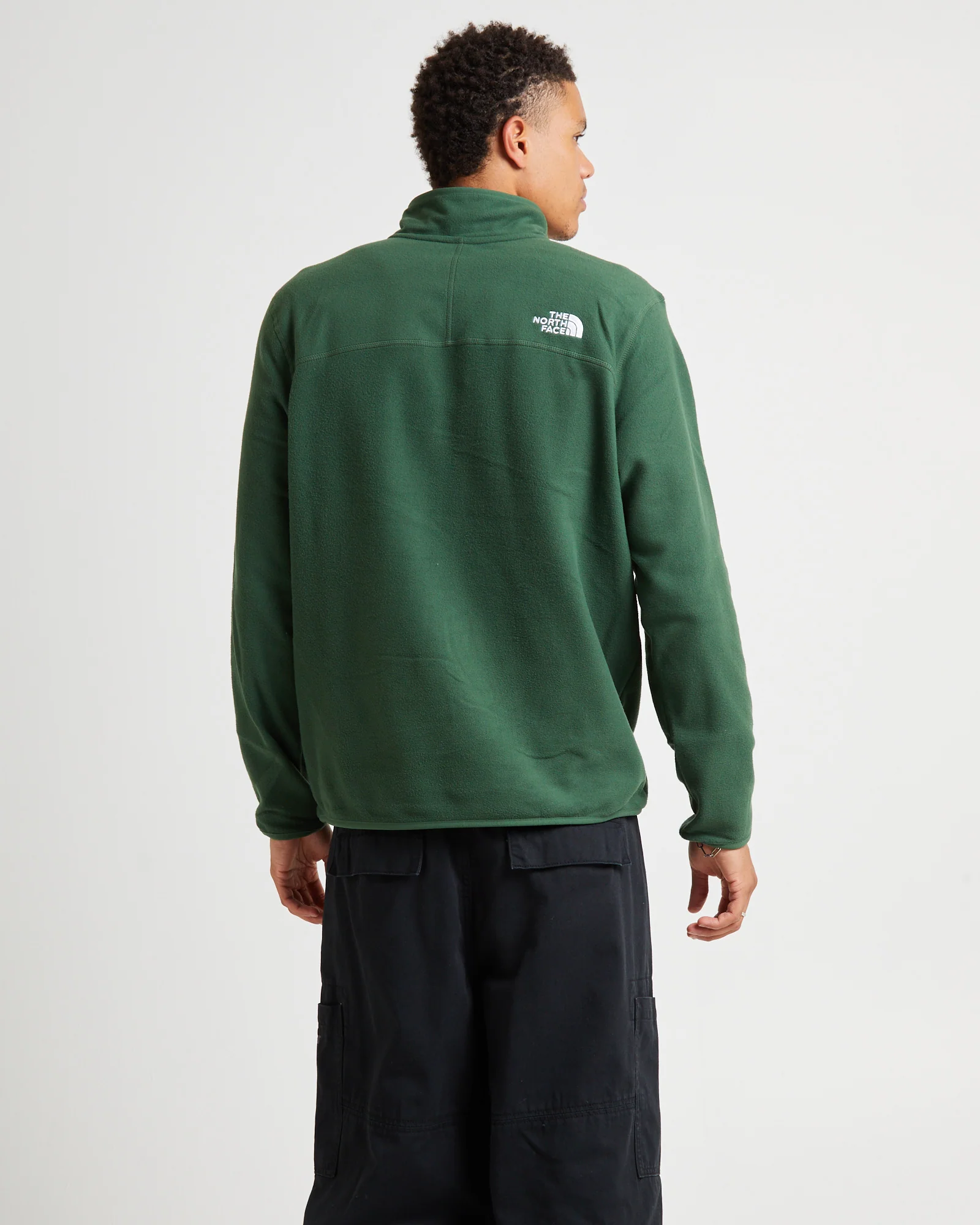 100 Glacier 1/4 Zip Jumper Pine Needle - Image 2
