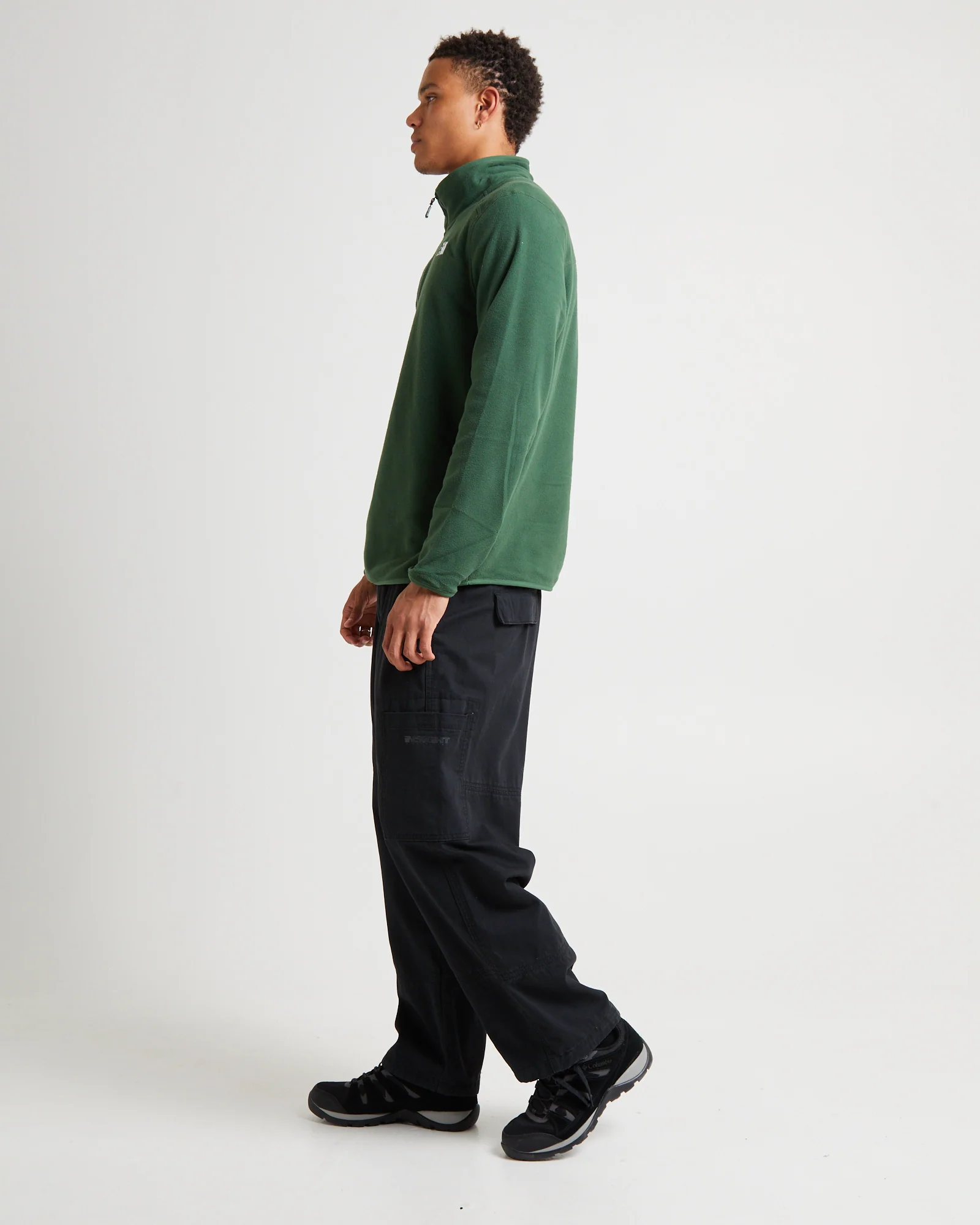100 Glacier 1/4 Zip Jumper Pine Needle - Image 4