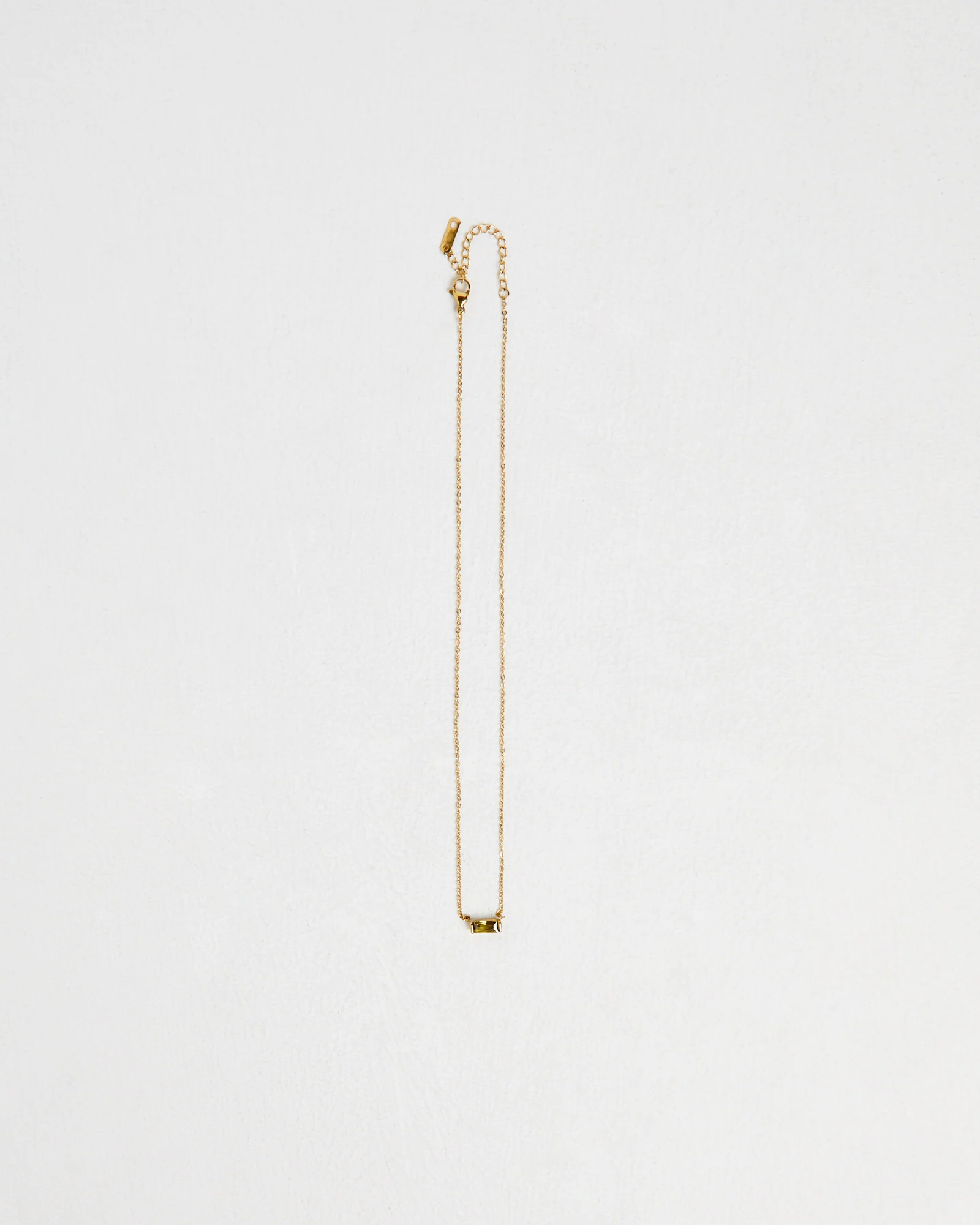 14K Gold Birth Stone Zodiac Charm Necklace - Image 4