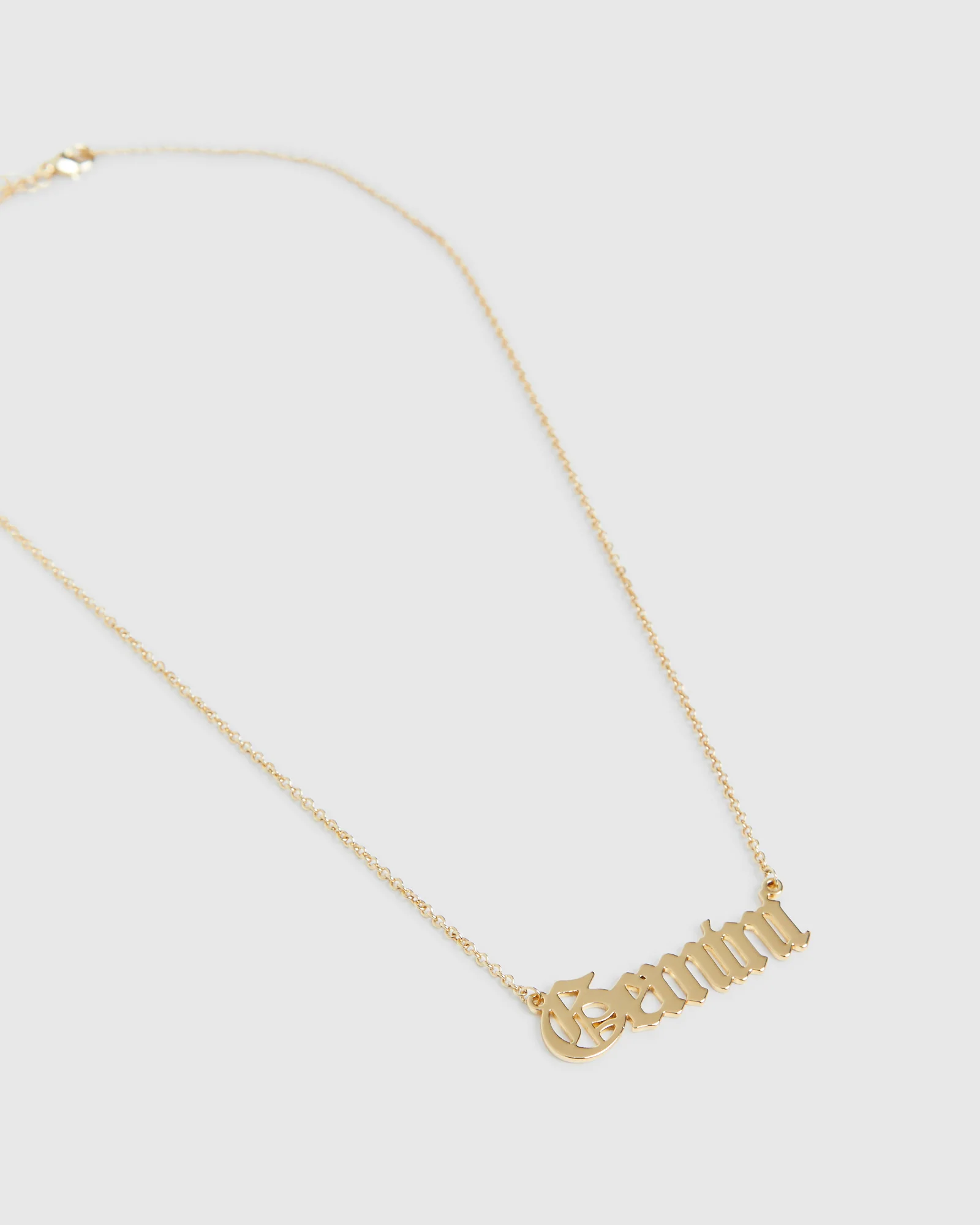 14k Gold Gemini Star Sign Necklace - Image 3