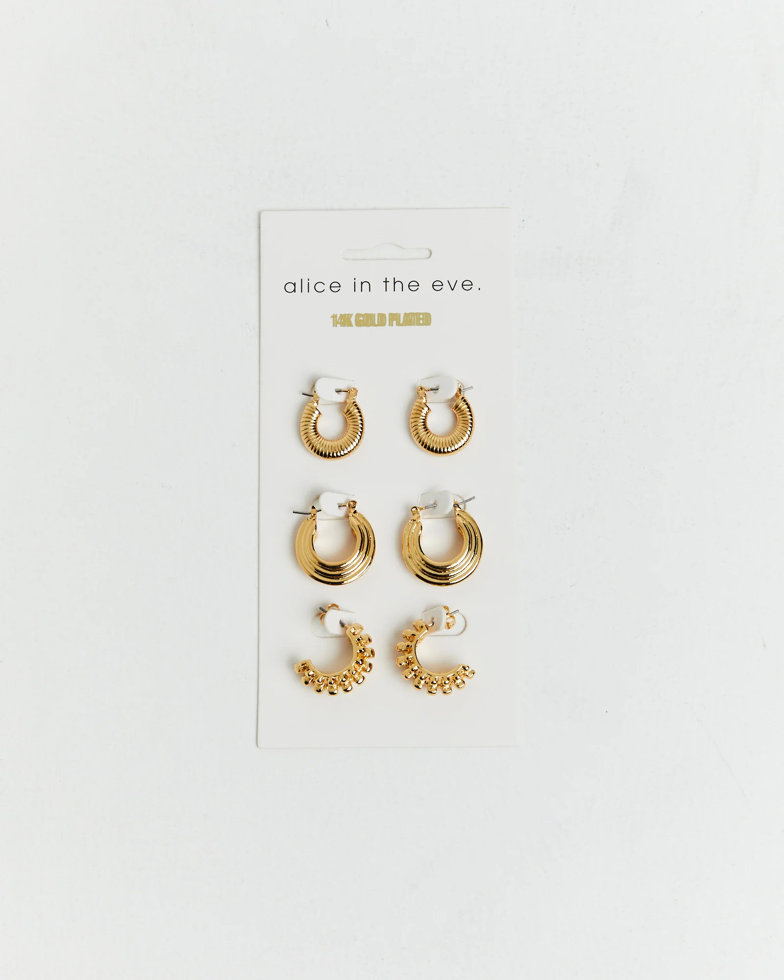 14K  Plated Yasm Earrg Pack