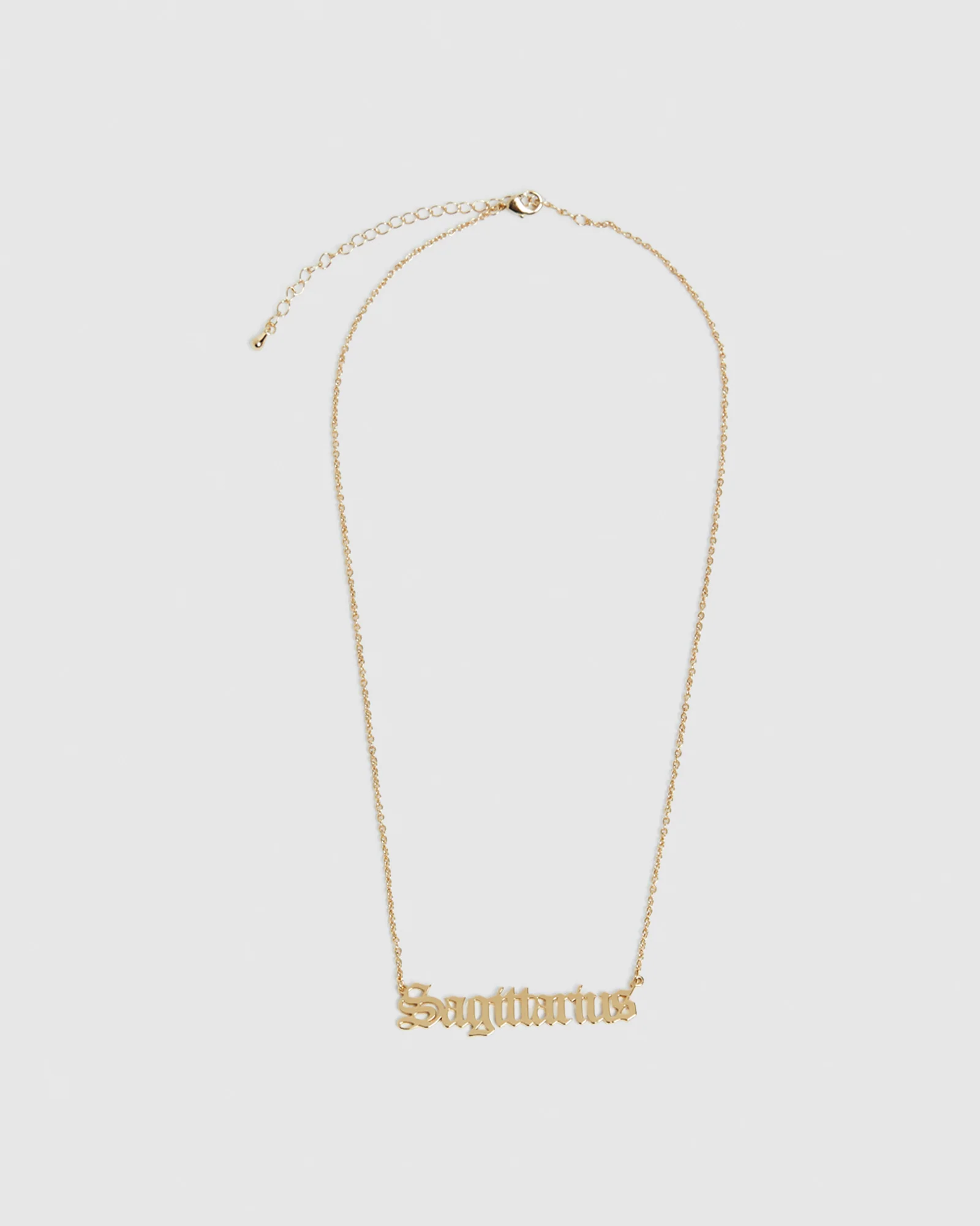 14k  Sagittarius Star Sign Necklace - Image 2