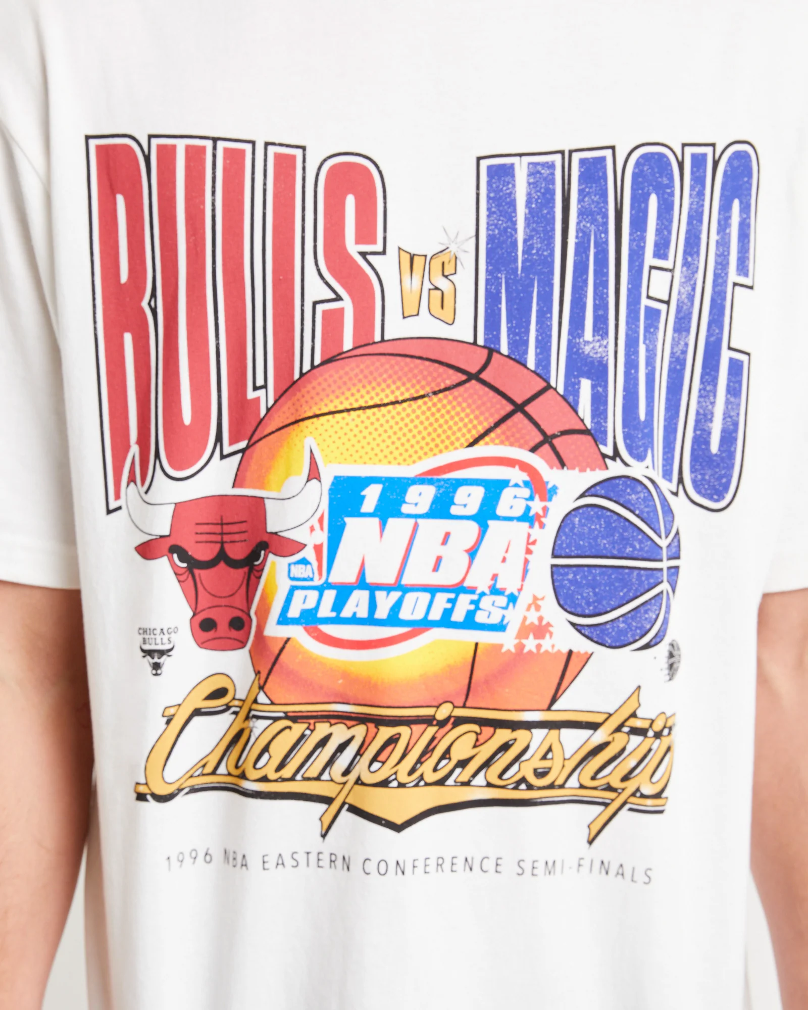 1996 NBA Playoffs Bulls vs Magic T-Shirt - Image 5