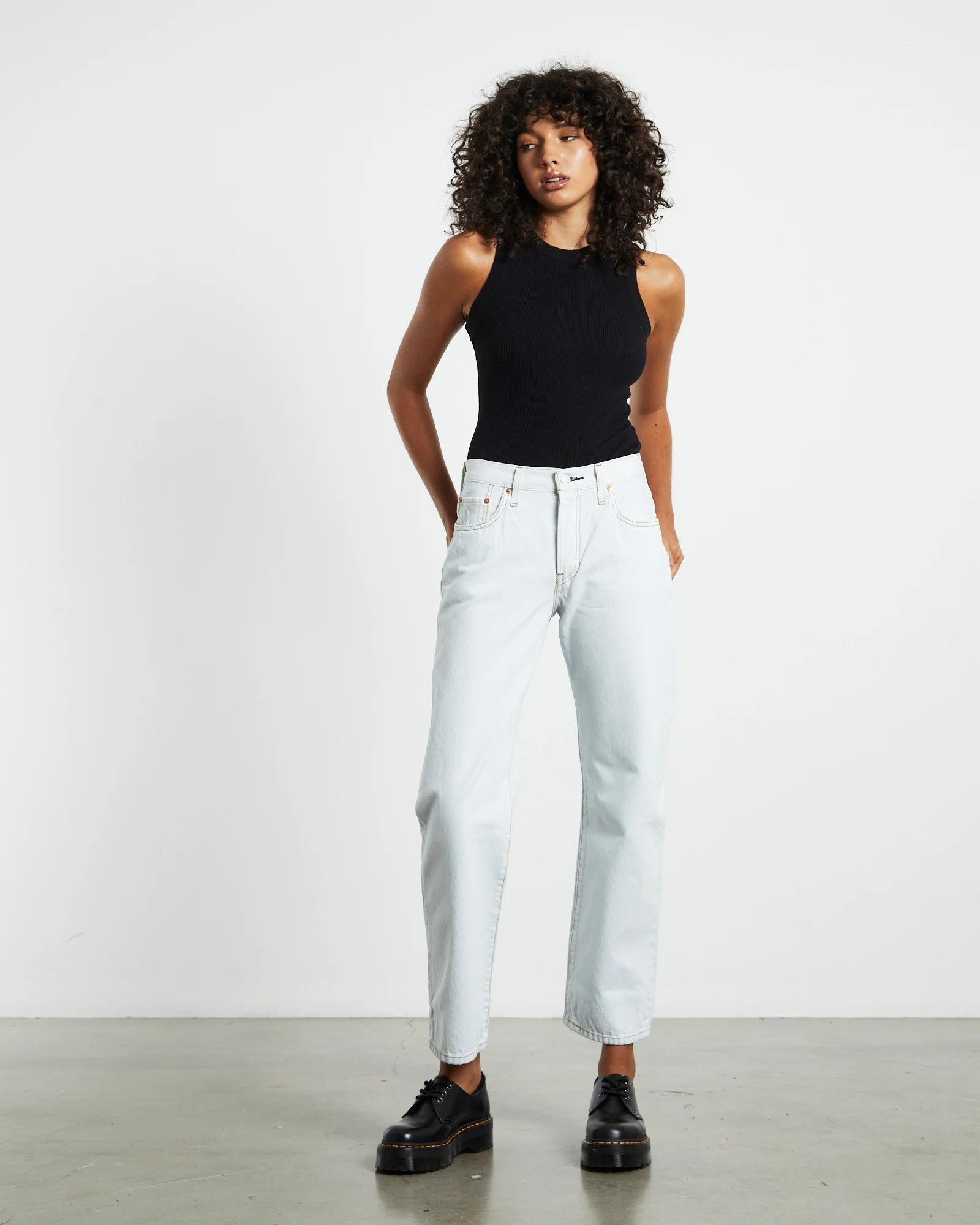 501 90's Left Out Jeans Washed Blue - Image 3