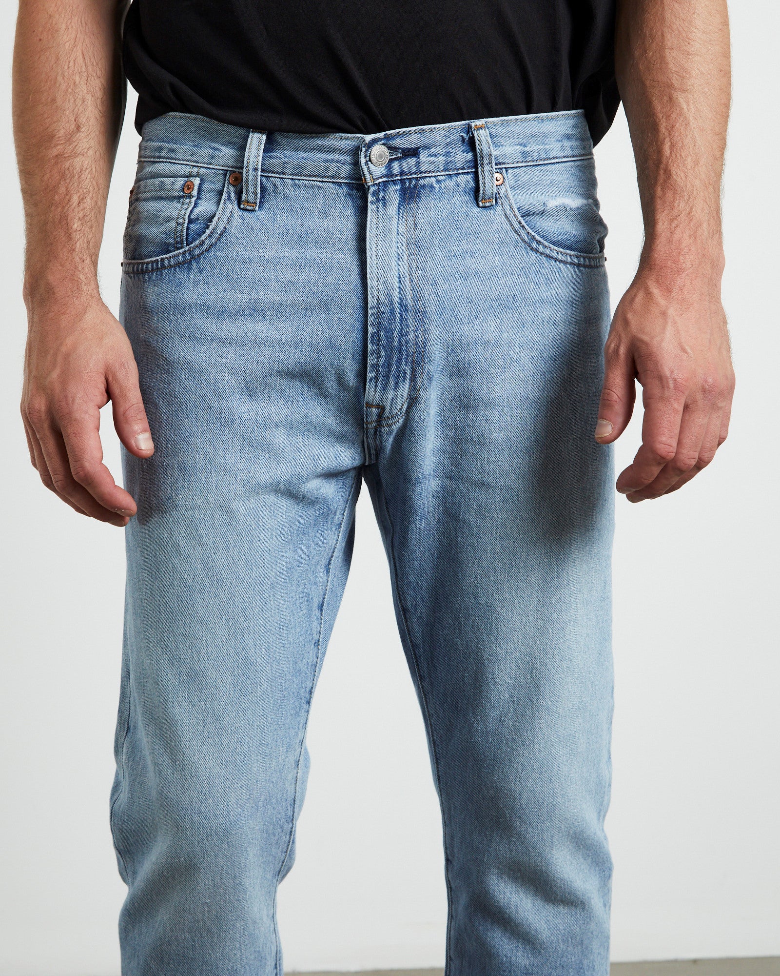 551Z Straight Crop Denim Jeans Dream Stone - Image 6