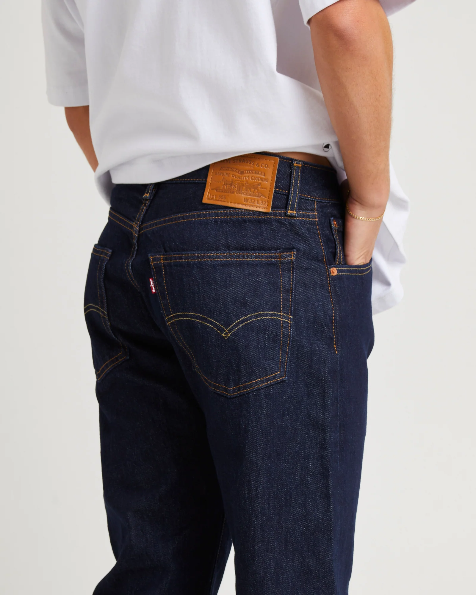 555 Relaxed Straight Denim Jeans - Image 5