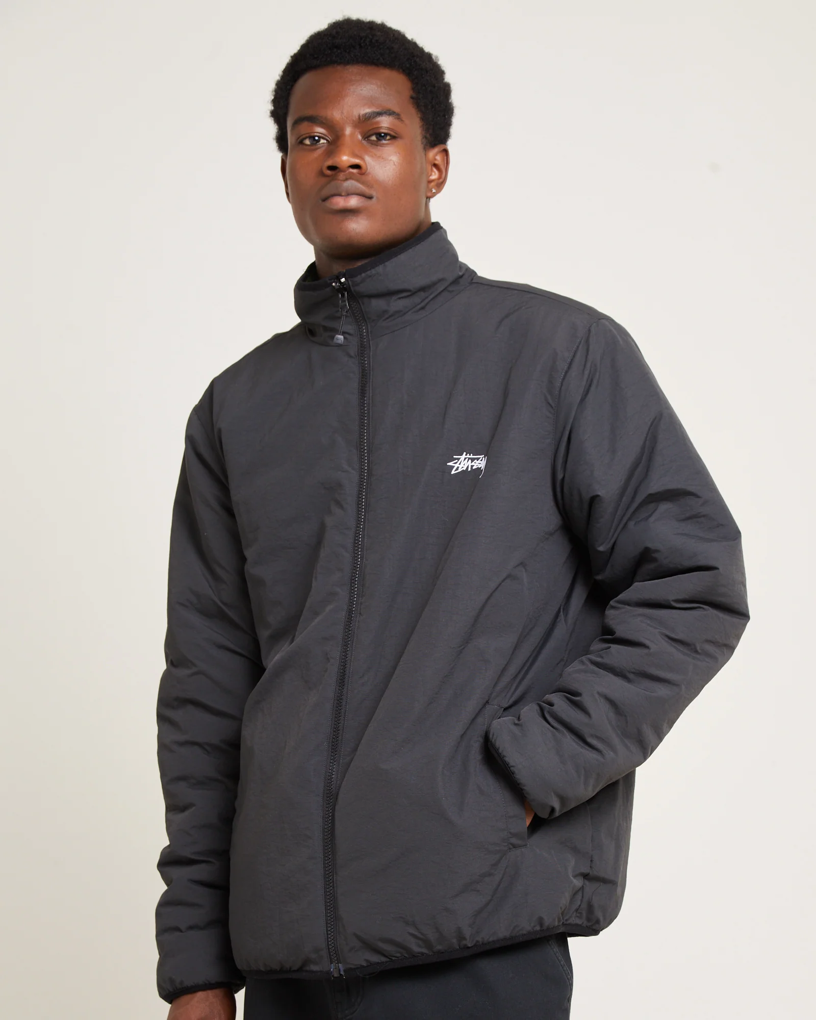 8 Ball Sherpa Reversible Jacket Green - Image 6
