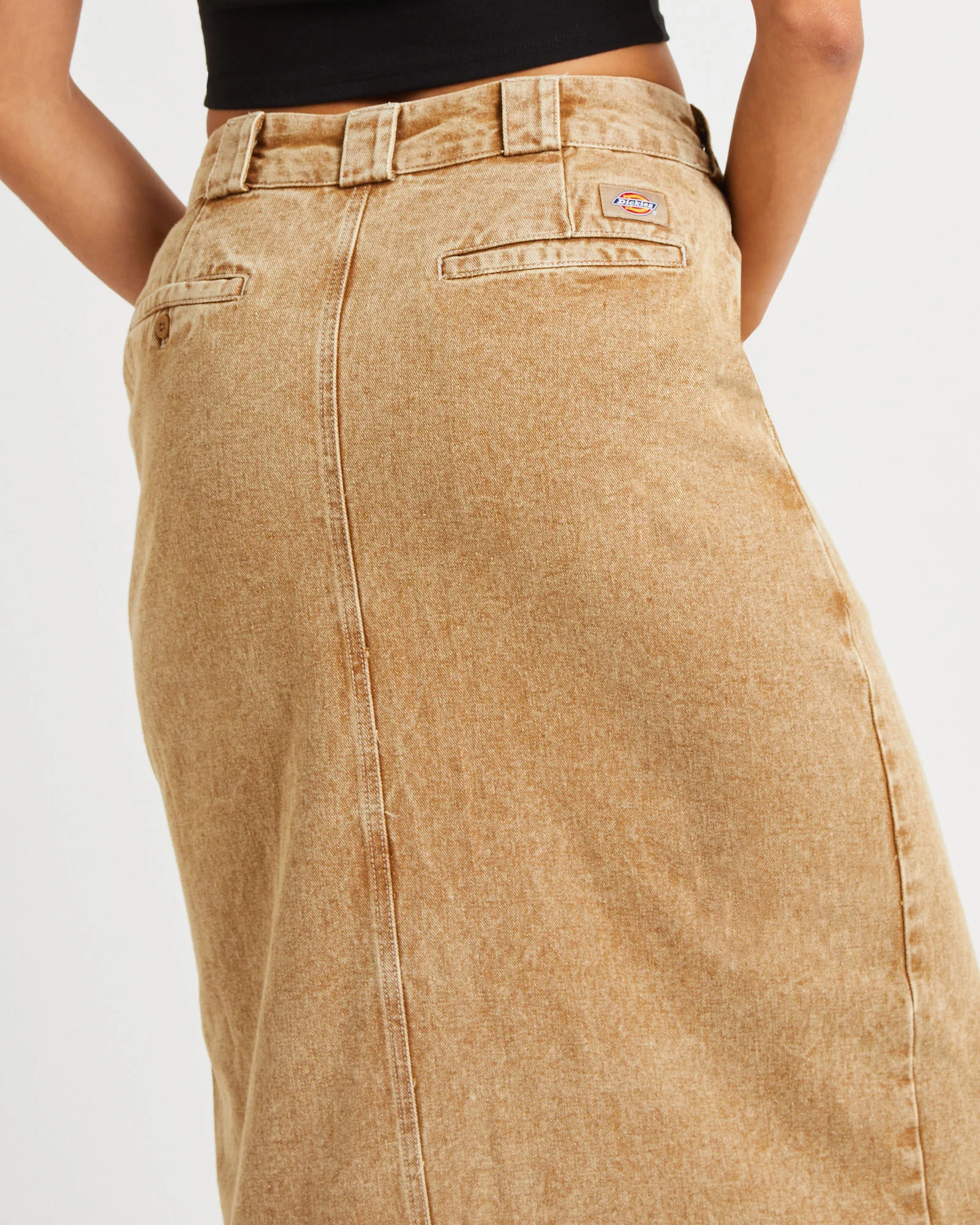 874 Denim Maxi Skirt Desert Sand - Image 5