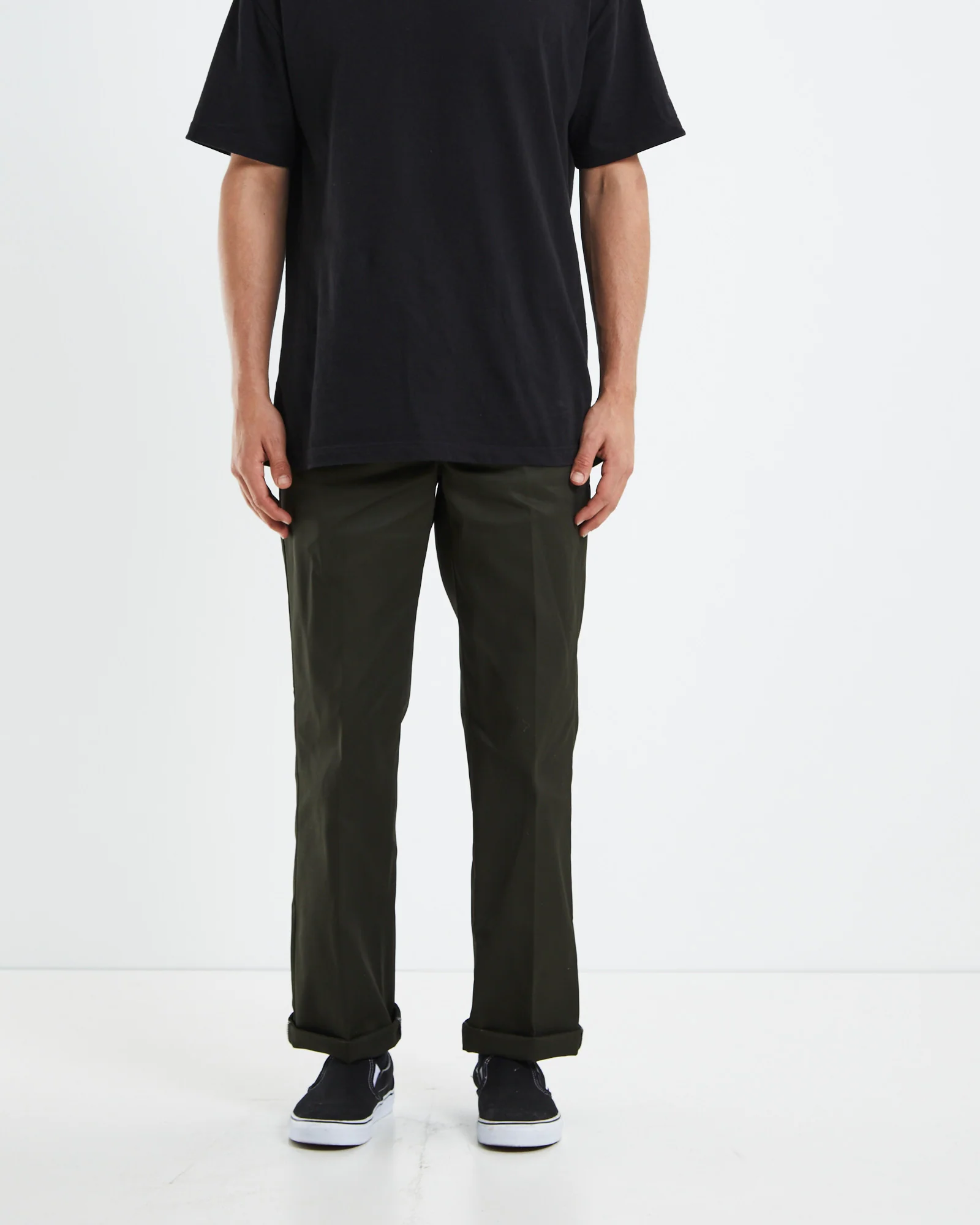 874 Original Fit Pants Pants Olive Green