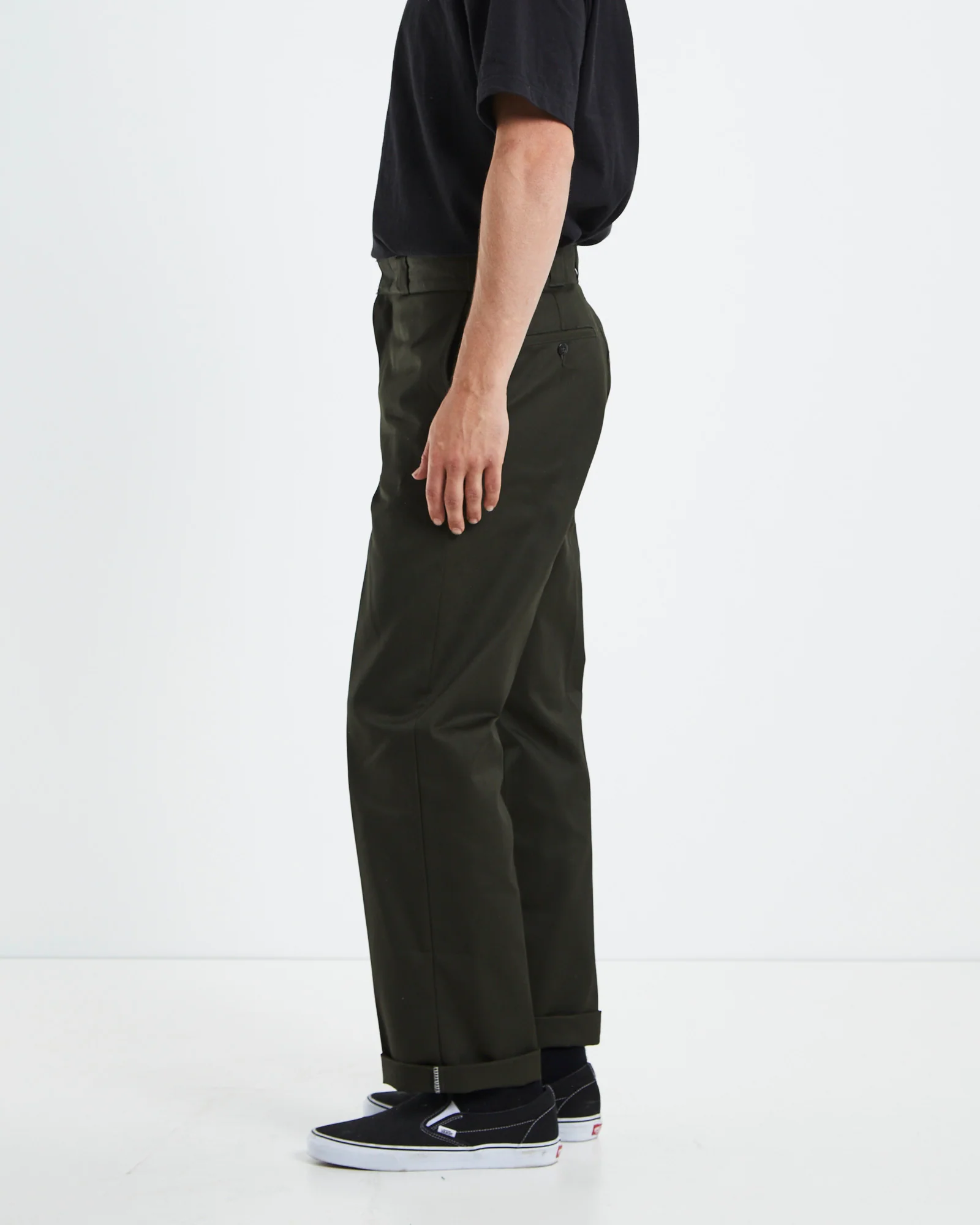 874 Original Fit Pants Pants Olive Green - Image 5