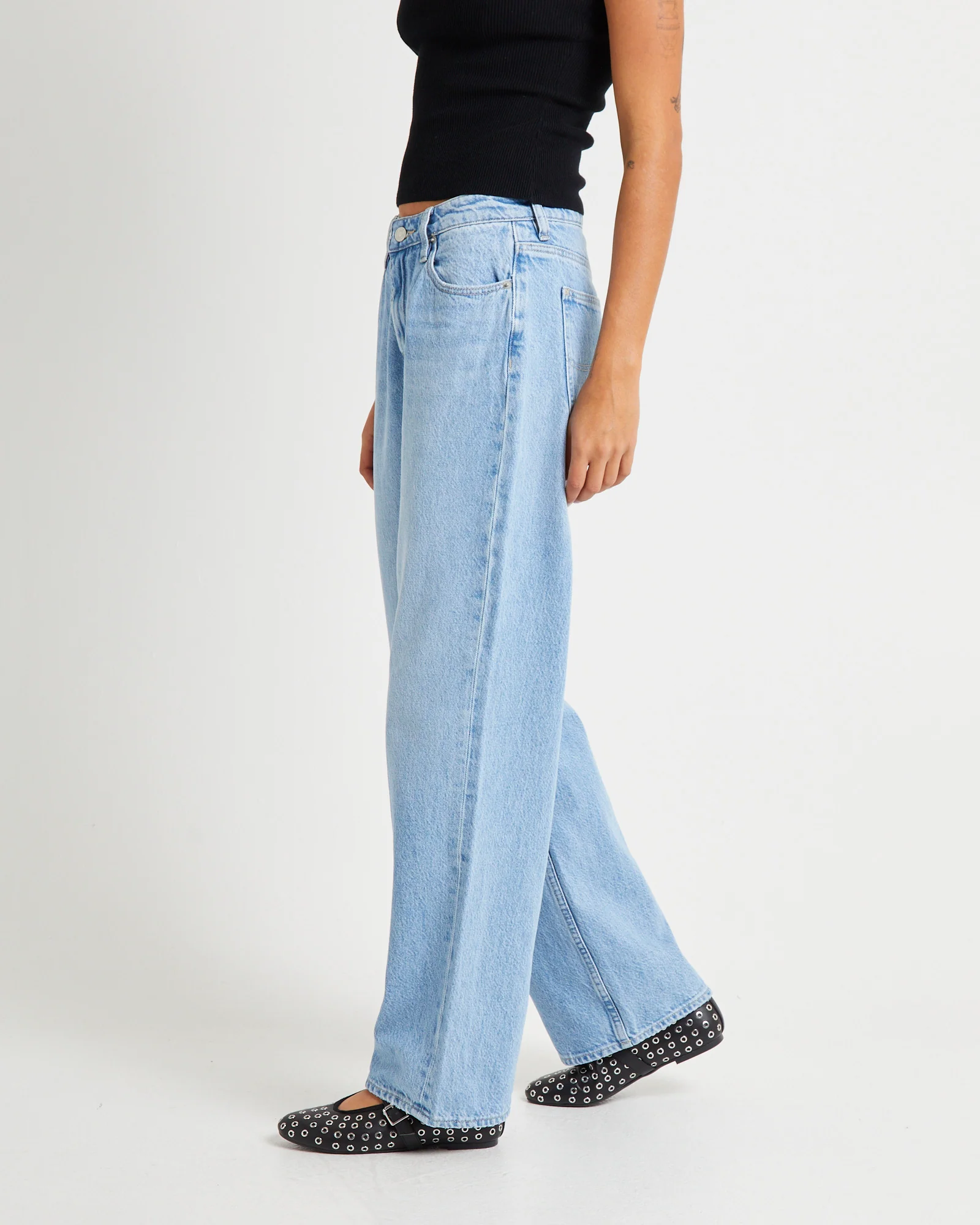90s Mid Baggy Denim Jeans Lakeside - Image 4