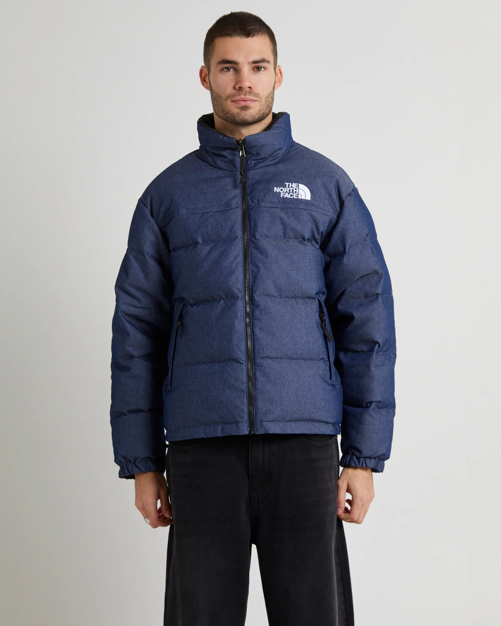 92 REVERSIBLE NUPTSE JACKET DENIM BLUE