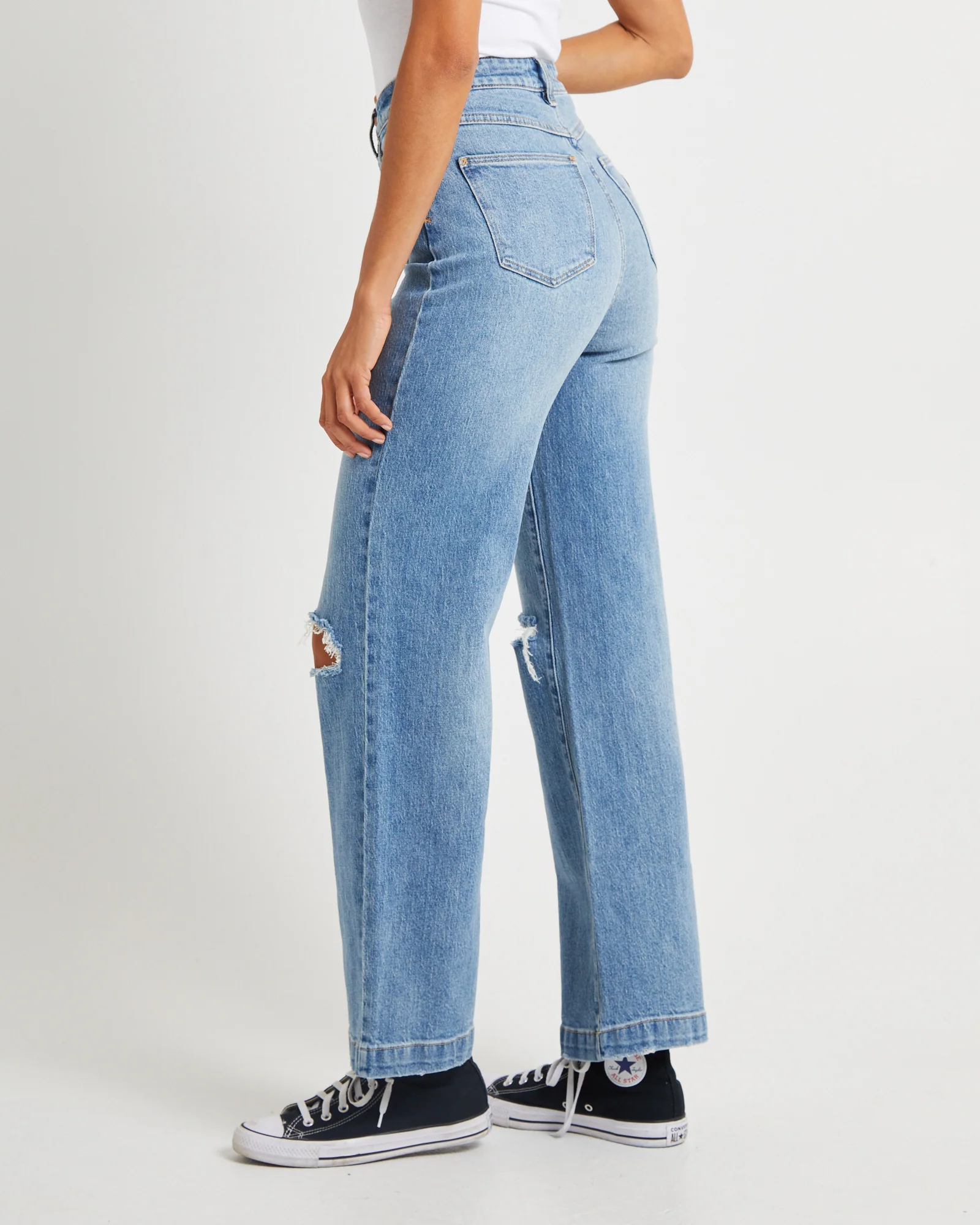 94 High & Wide Denim Jeans Amara Recycled - Image 4