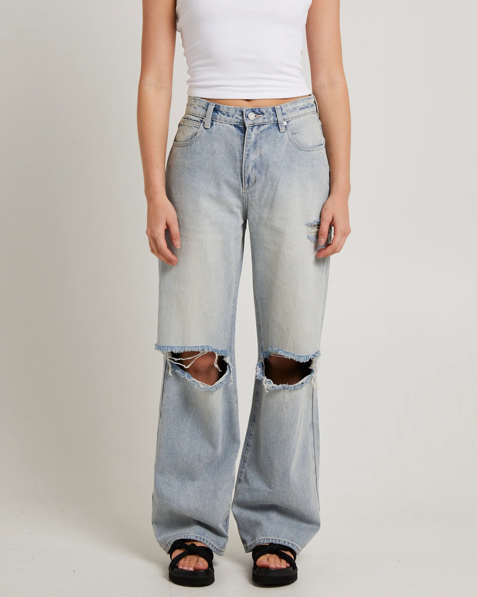 95 Baggy Denim Jeans Caterina Torn