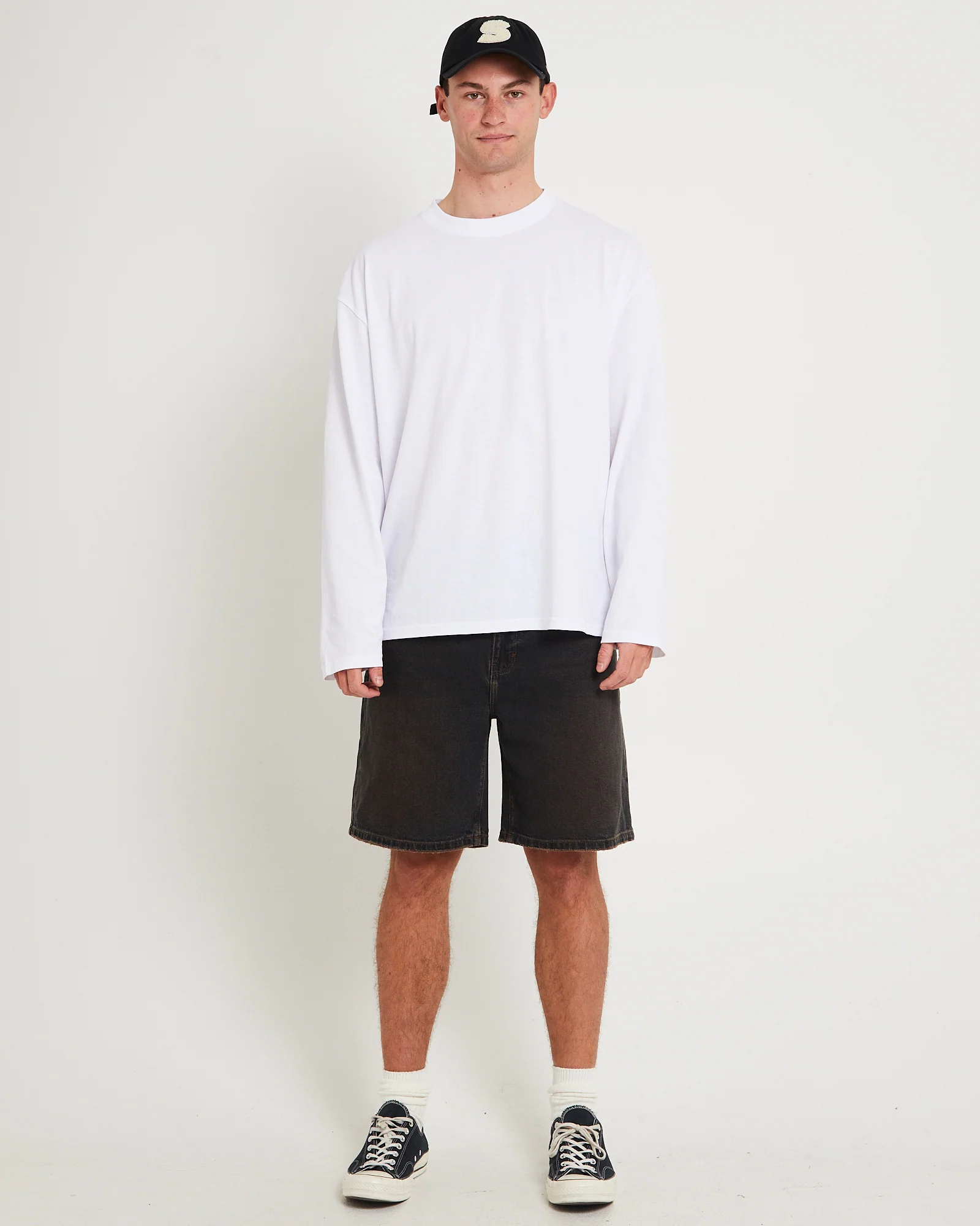 95 Baggy Denim Short Dark Sky - Image 3