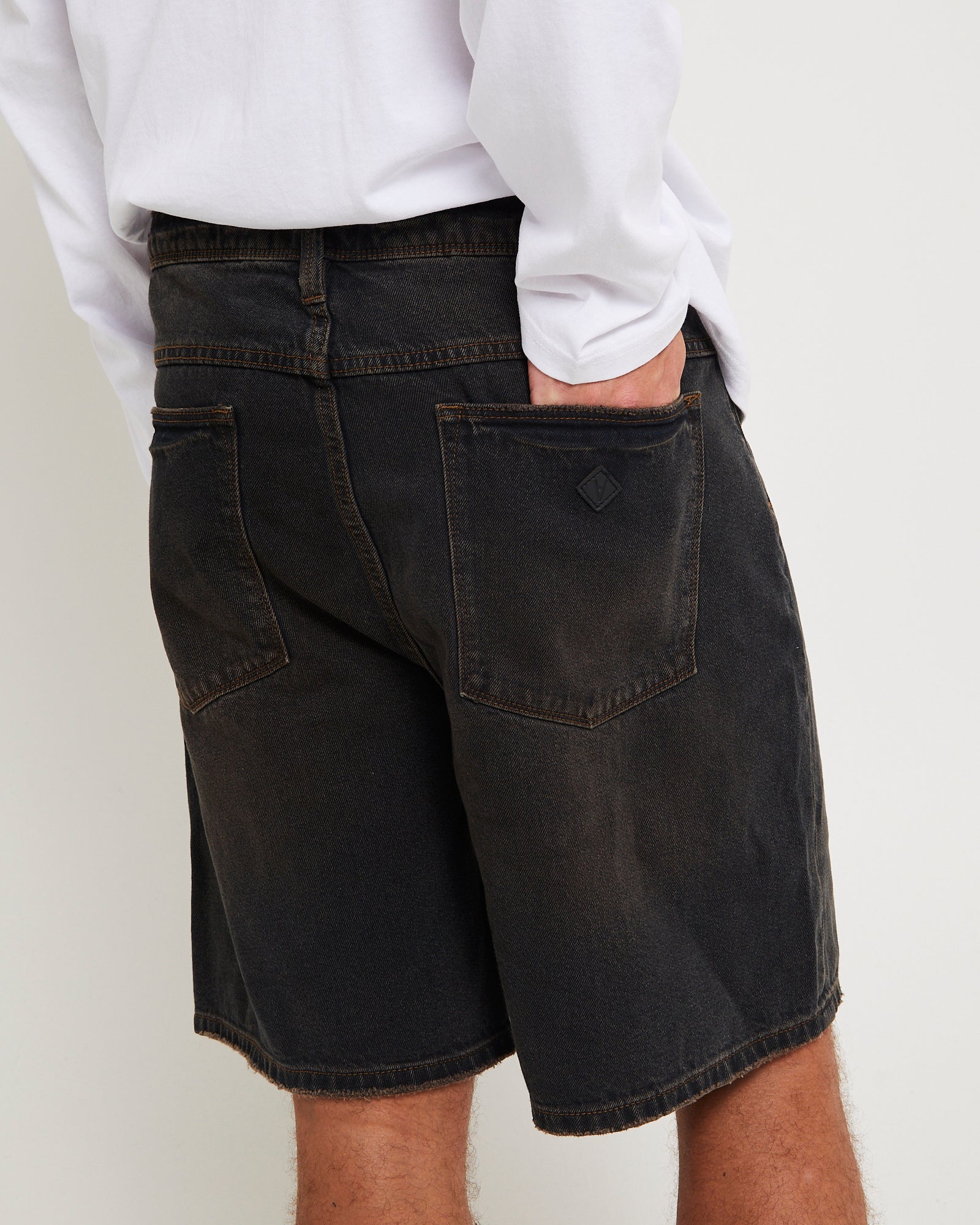 95 Baggy Denim Short Dark Sky - Image 5