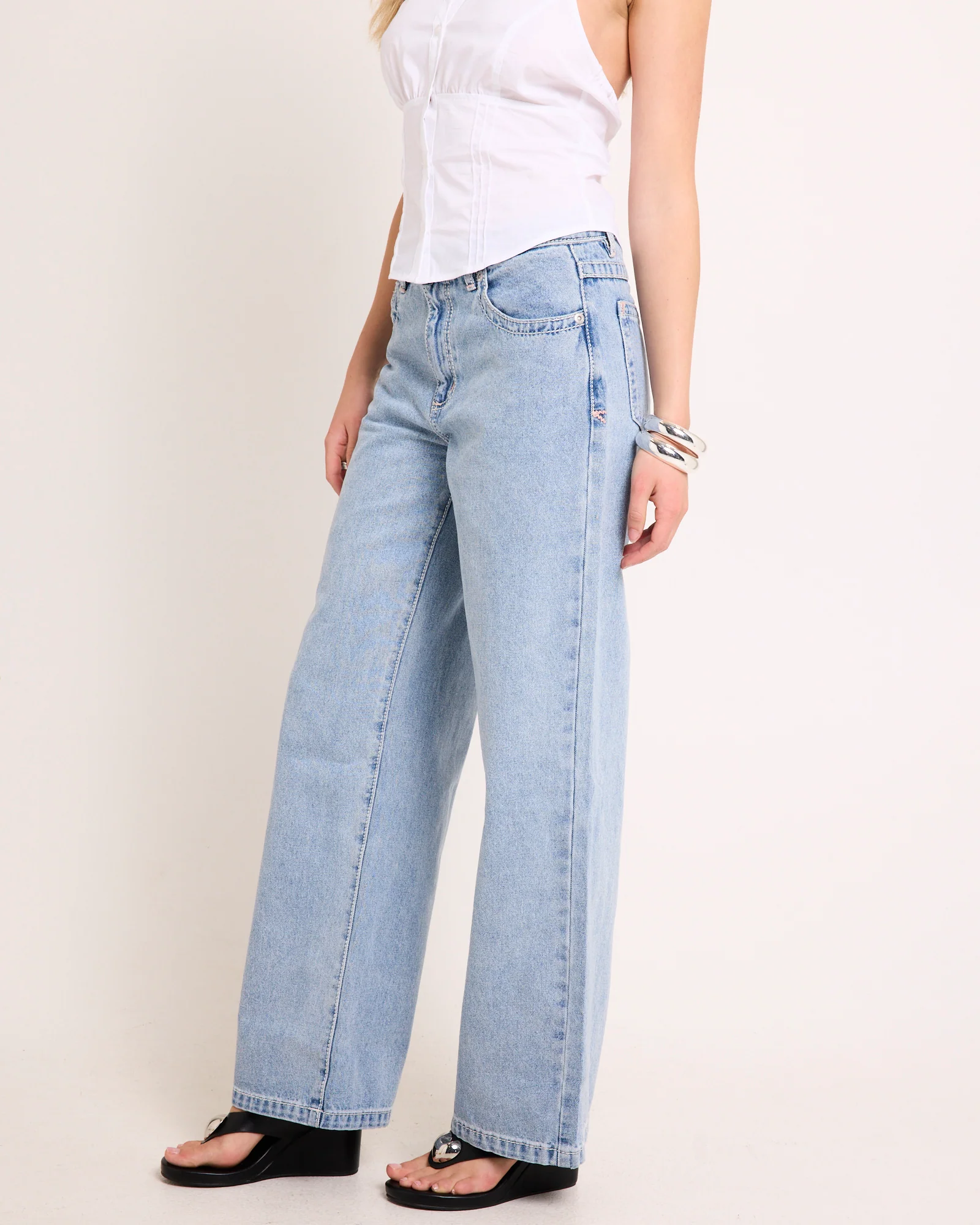 95 Mid Baggy Denim Jeans Avril - Image 3