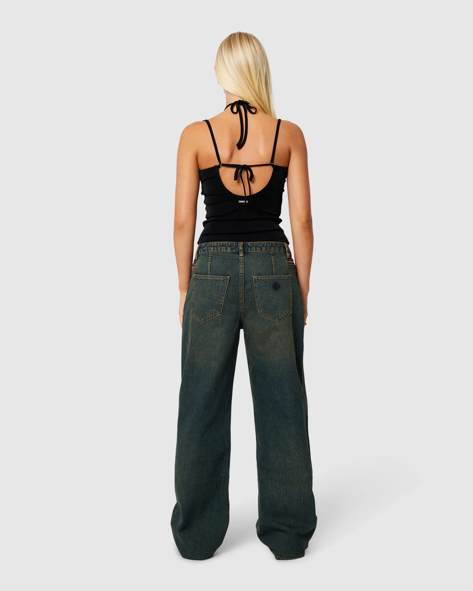 95 Mid Baggy Zip Denim Jeans Xena - Image 3