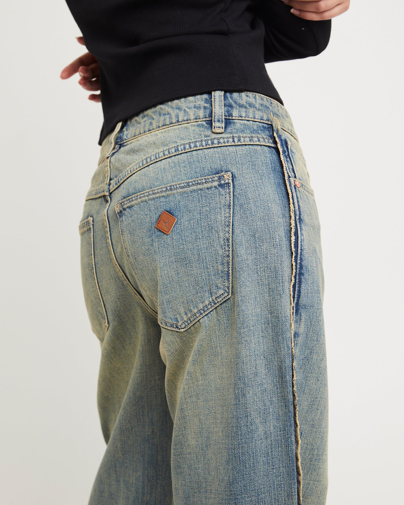 99 Low Baggy Denim Jeans Raw Roxie - Image 5