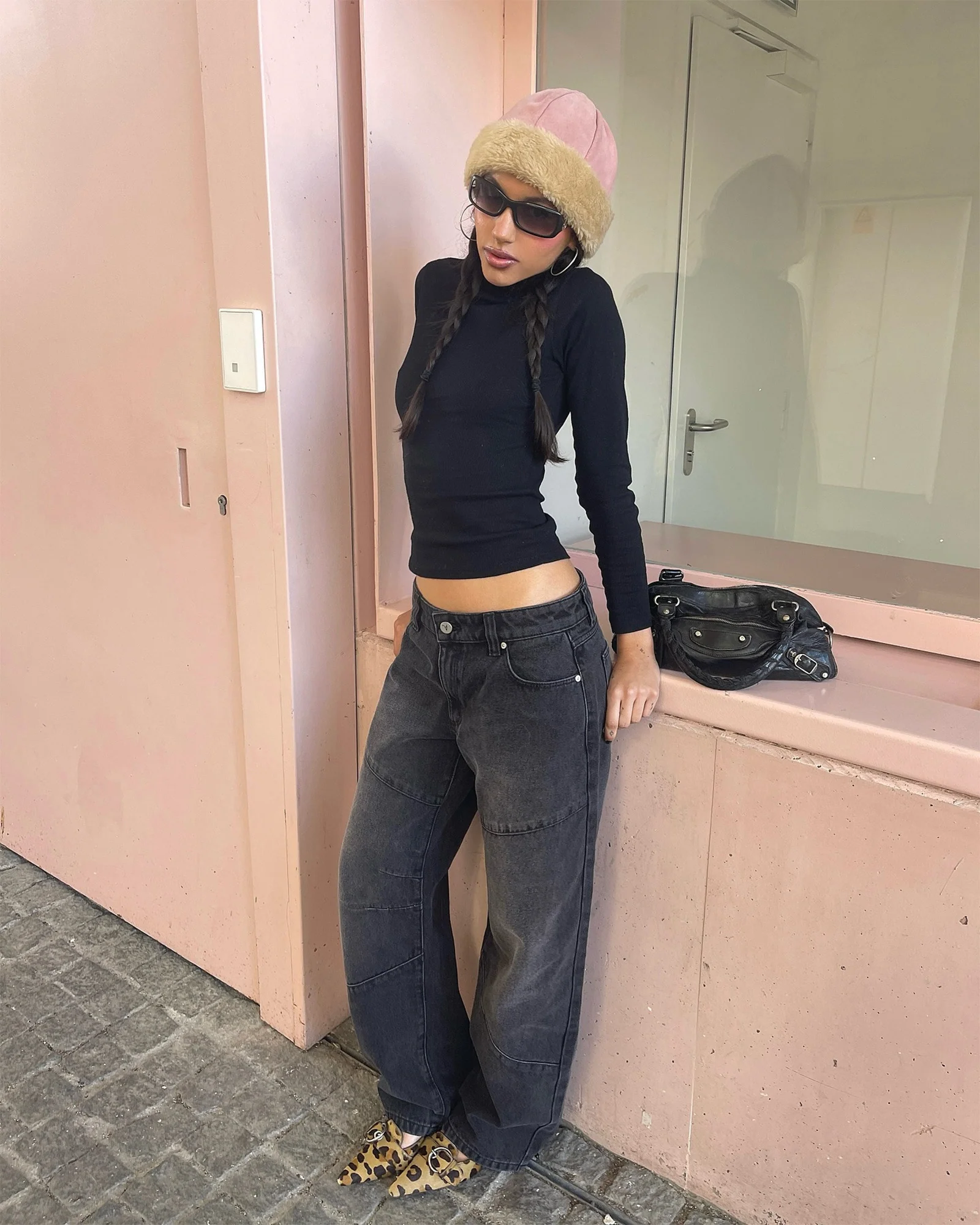 99 Low Barrel Denim Jeans Sophie Worn