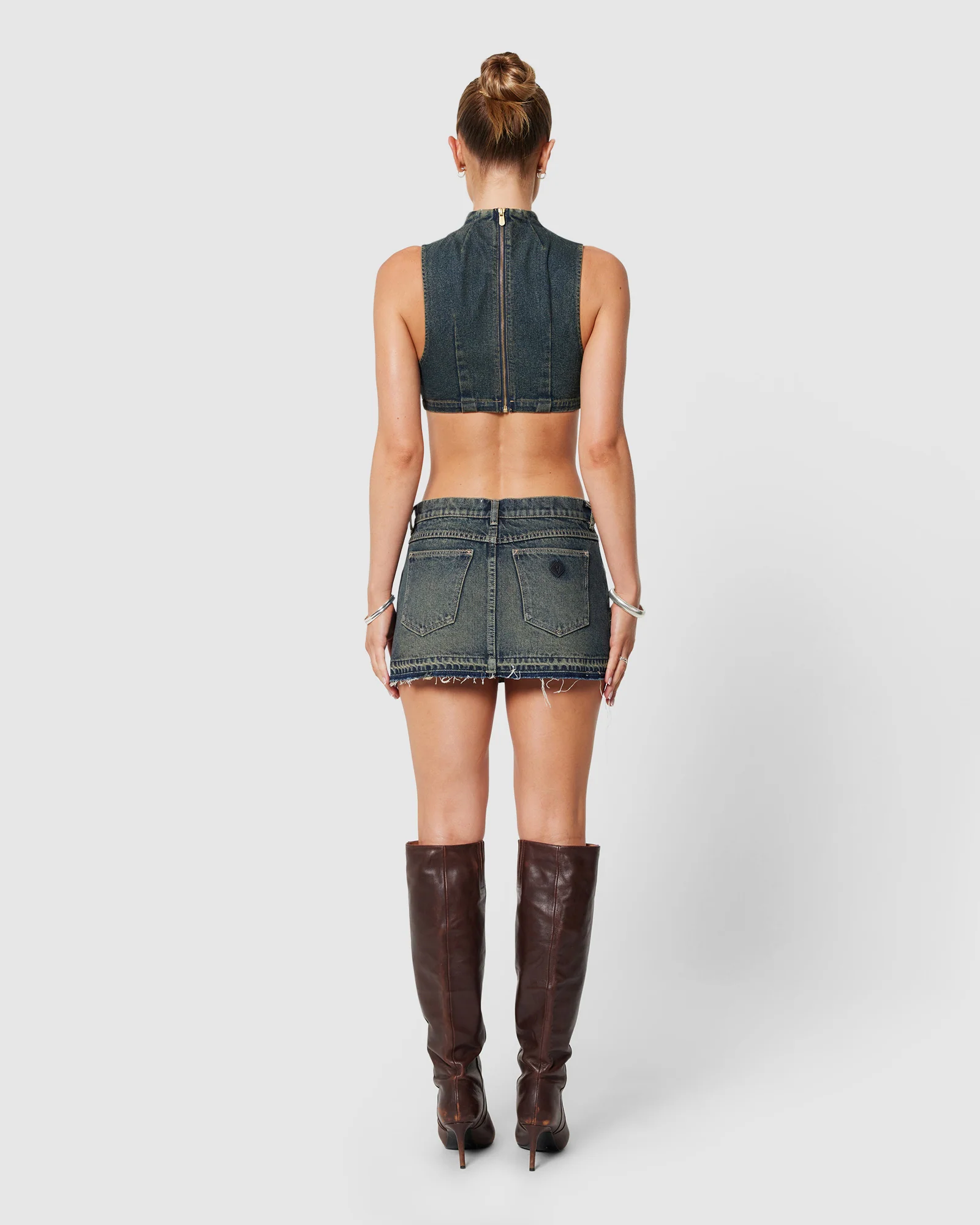 99 Low Denim Skirt Quinn - Image 7