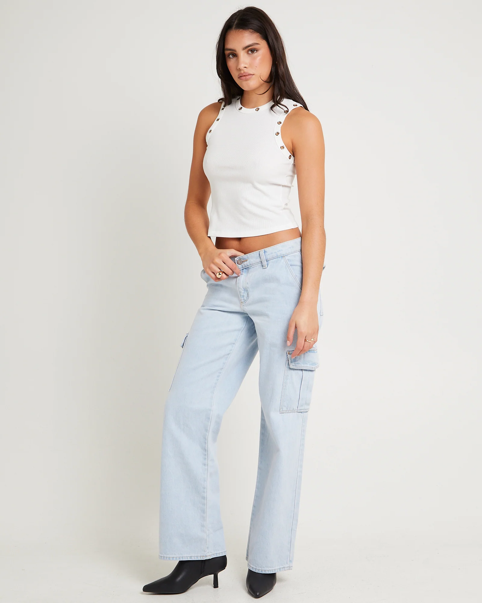 99 Low & Wide Cargo Jeans Hadley - Image 3
