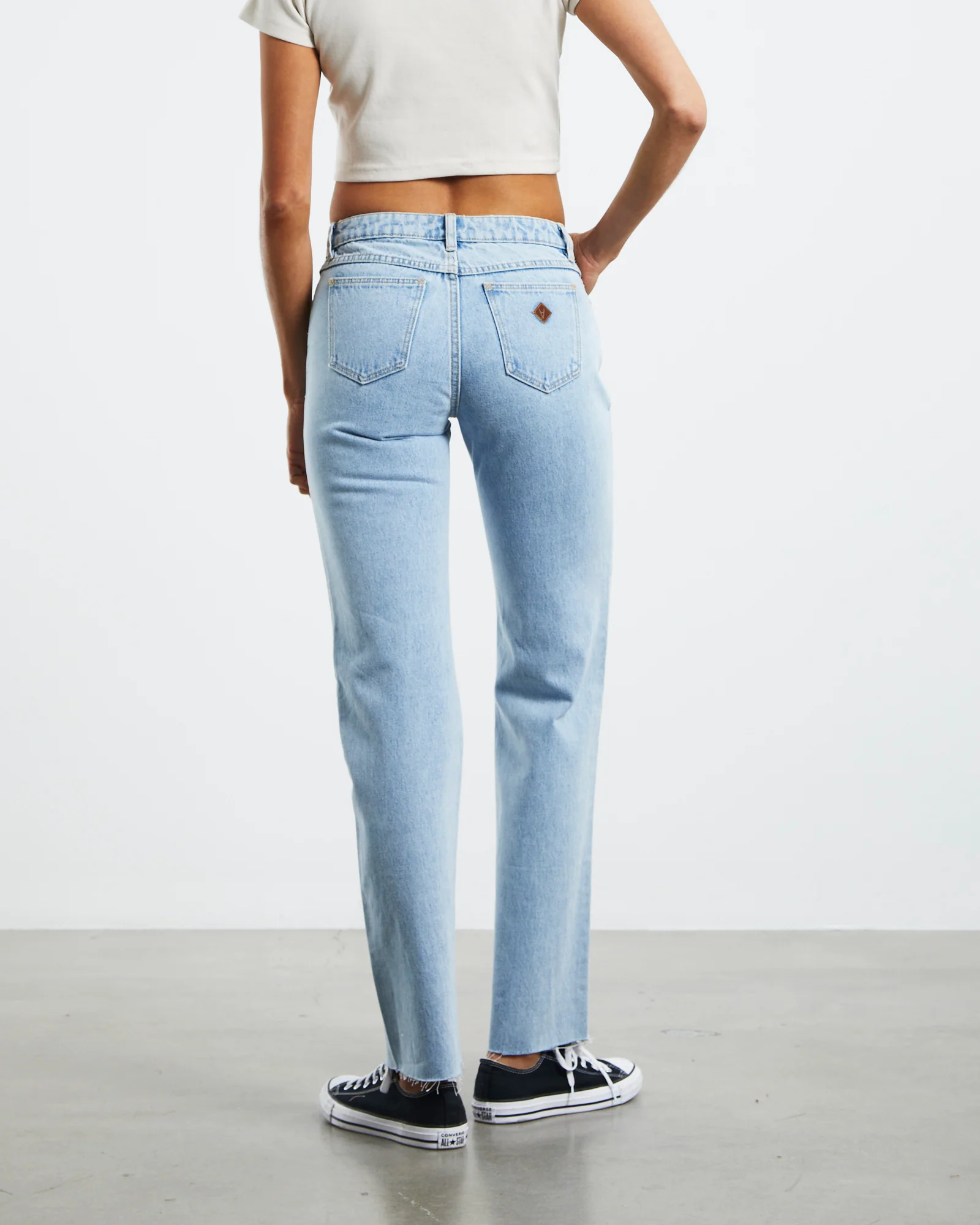 A 99 Low Rise Straight Denim Jeans - Image 2