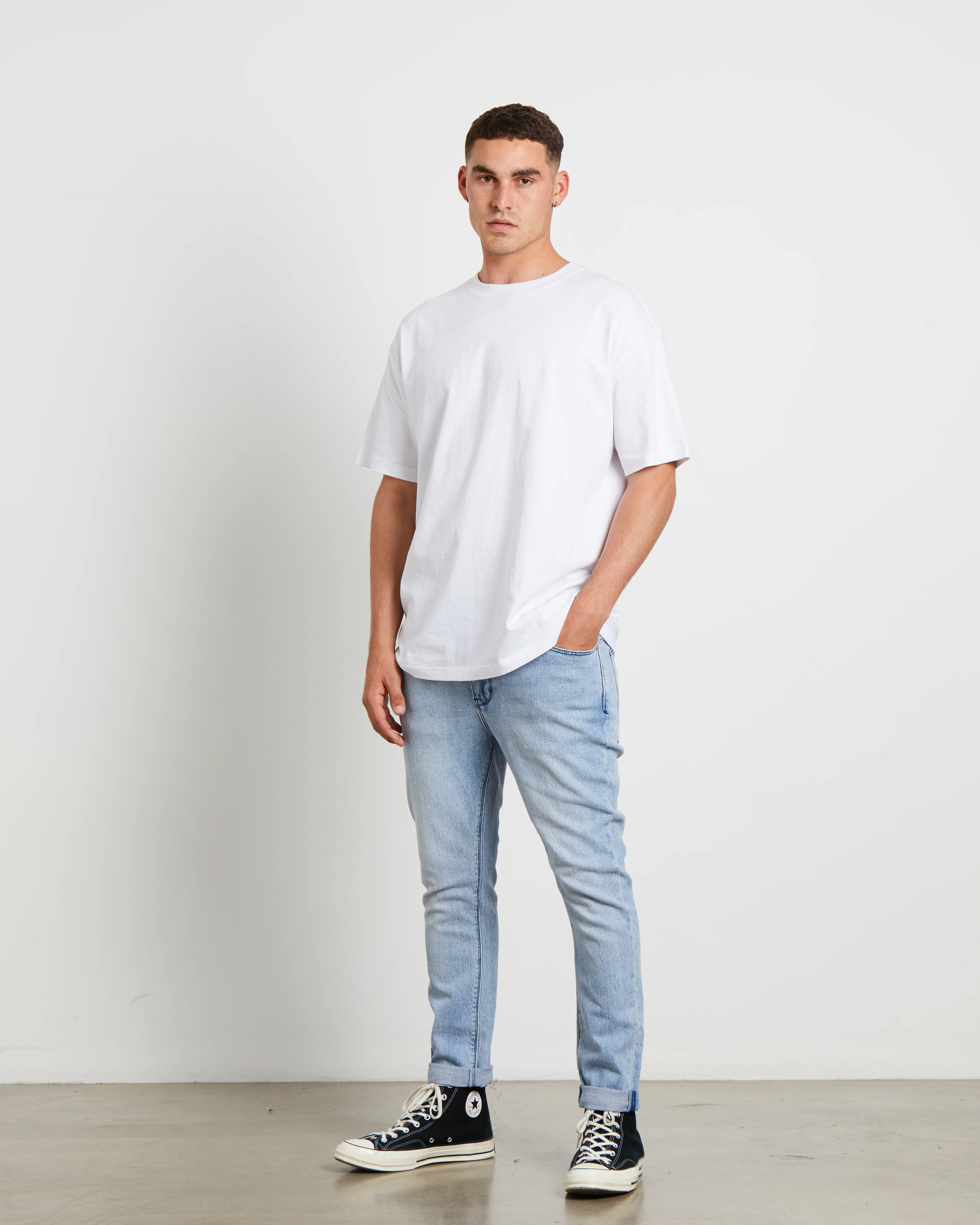A Dropped Slim Denim Jeans Rossi - Image 3