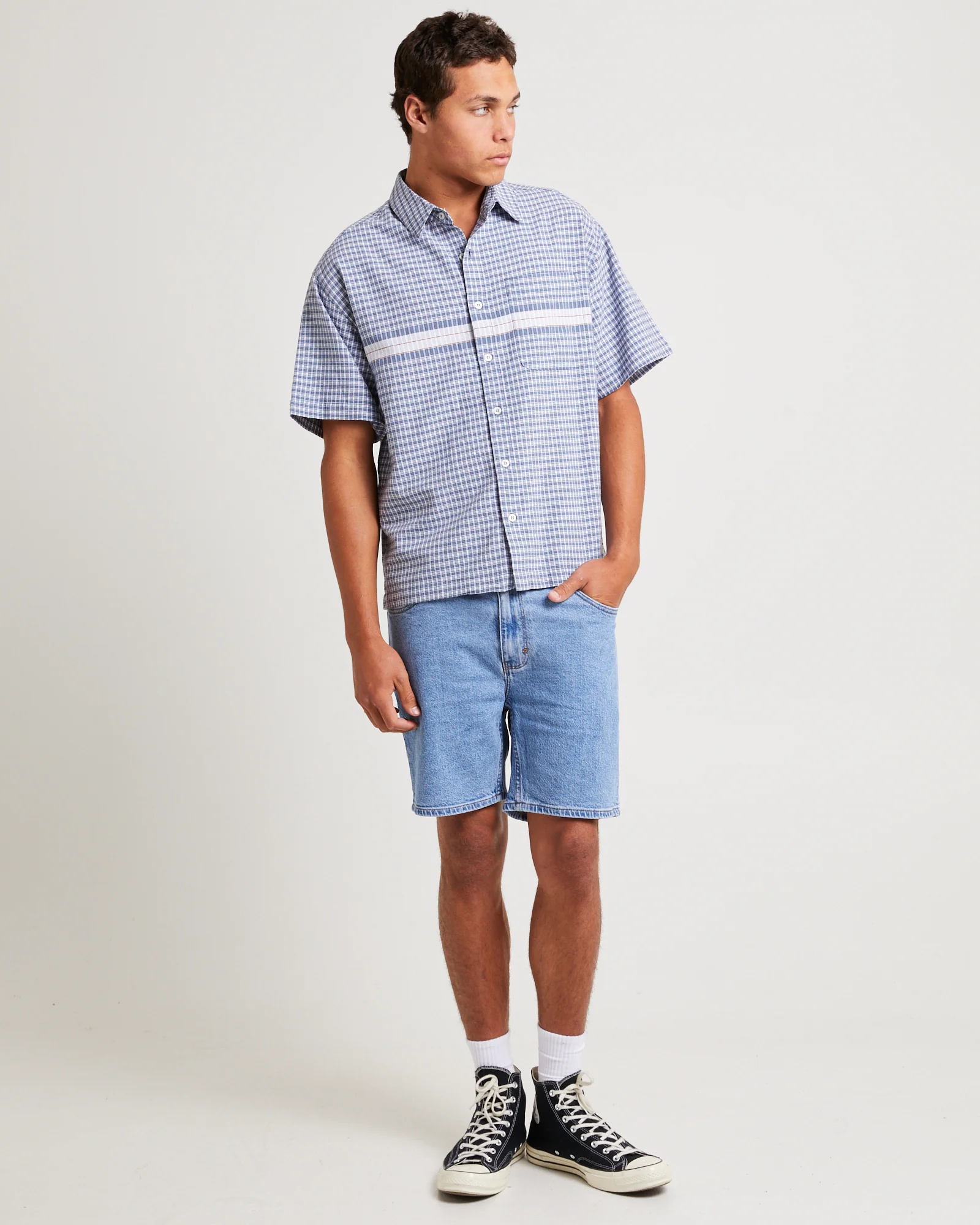 A2 Slim Denim Shorts Simon - Image 3