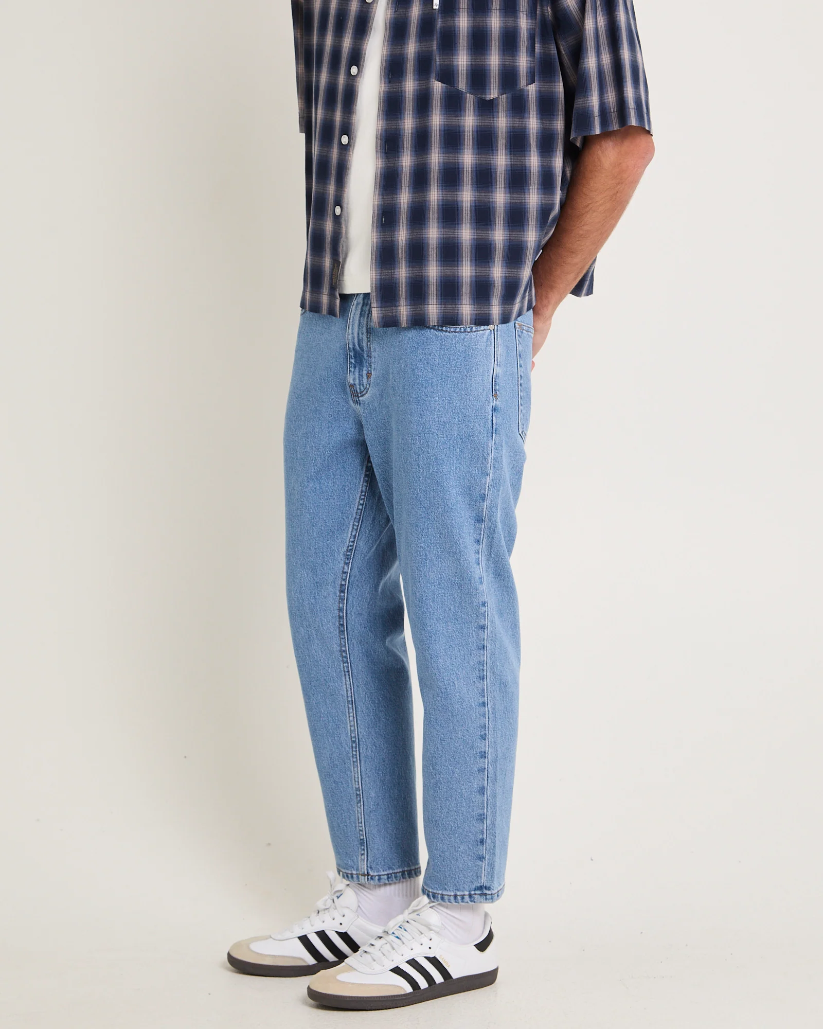 A3 Crop Denim Jeans Simon - Image 4
