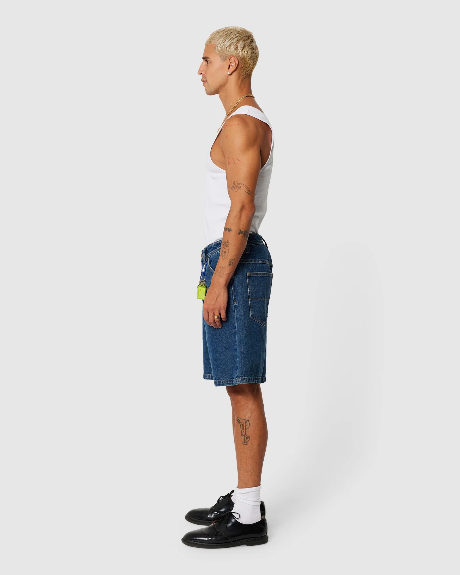 A5 Baggy Denim Shorts Gavin - Image 6