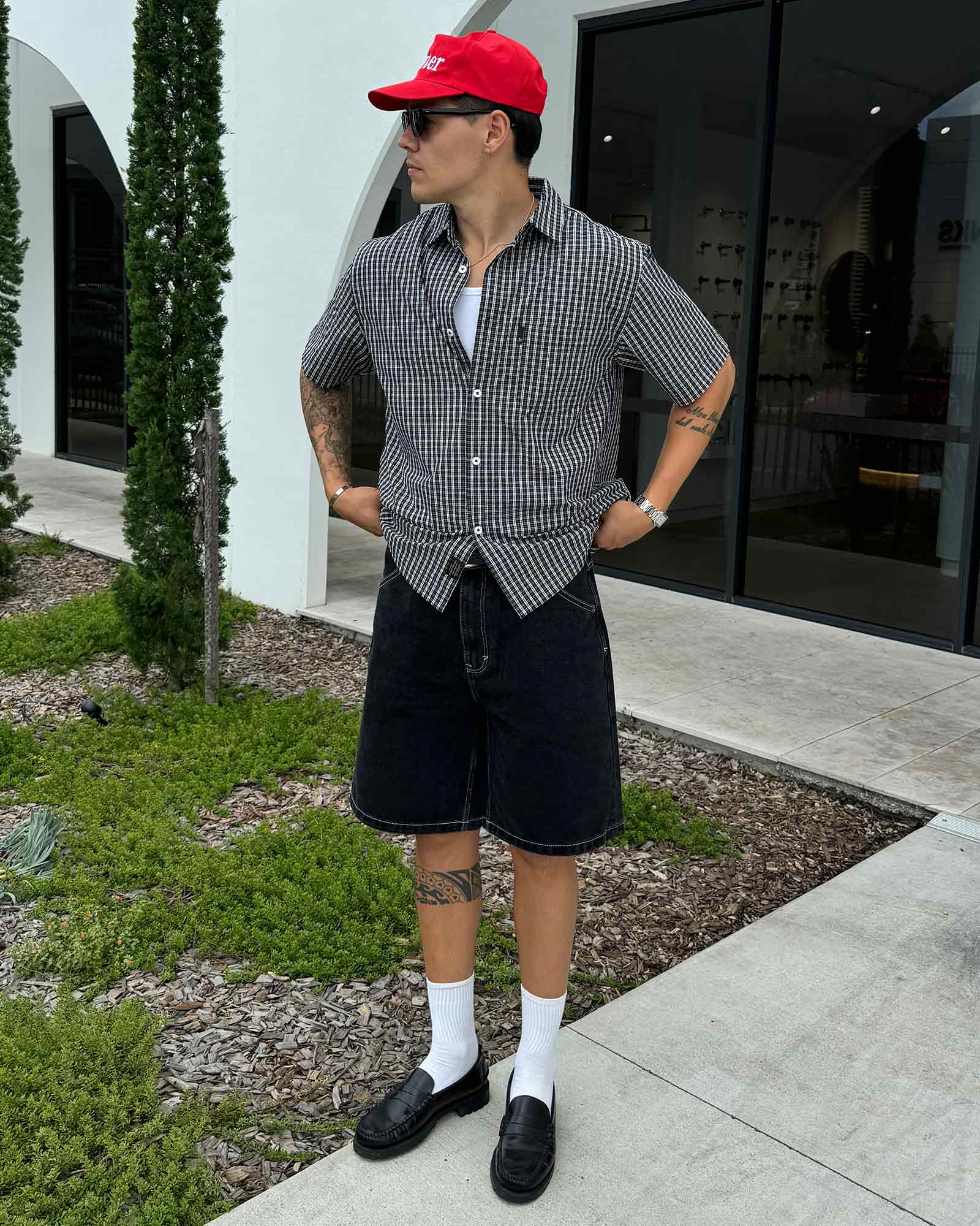 A5 Baggy Denim Shorts Lance