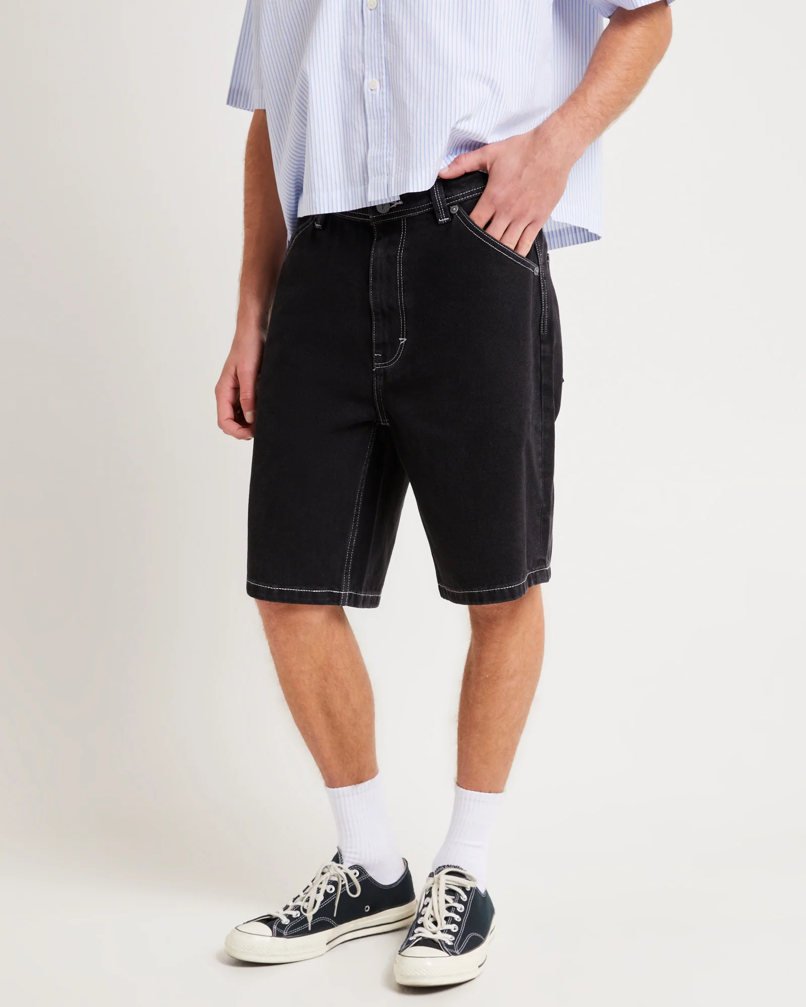 A5 Baggy Denim Shorts Lance - Image 4