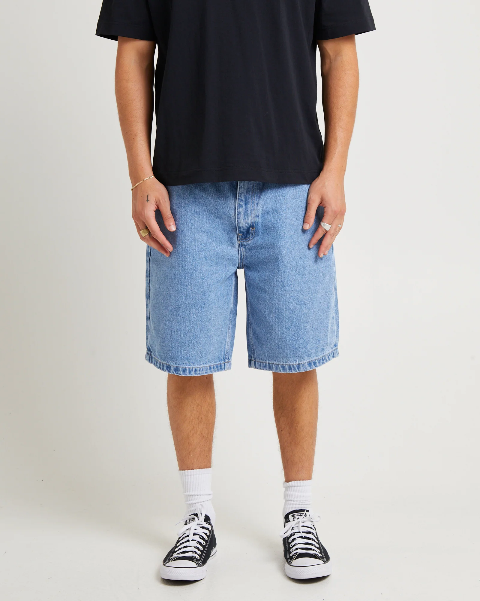 A5 Baggy Denim Shorts Larry - Image 3