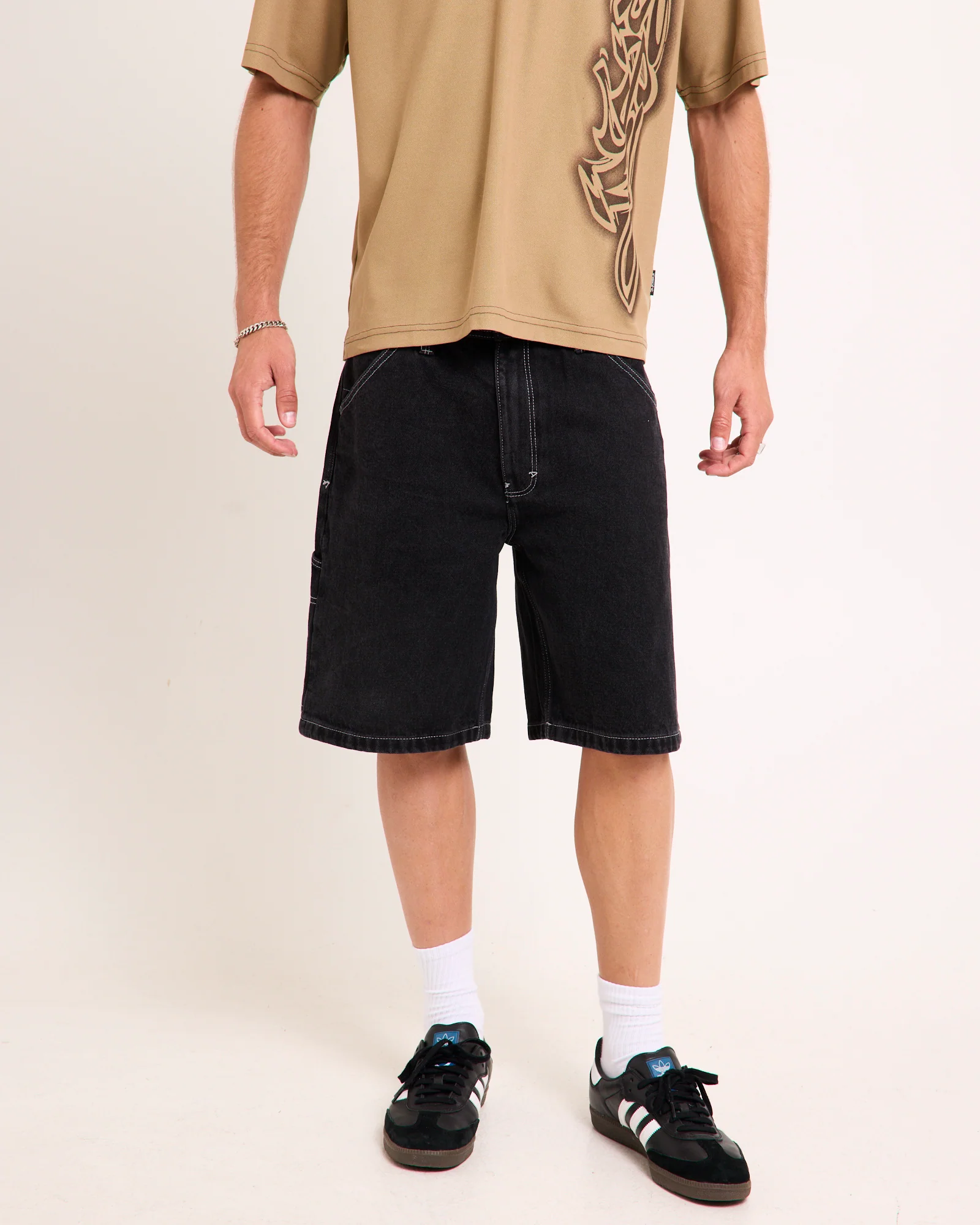A5 Carpenter Denim Shorts Lachy - Image 2