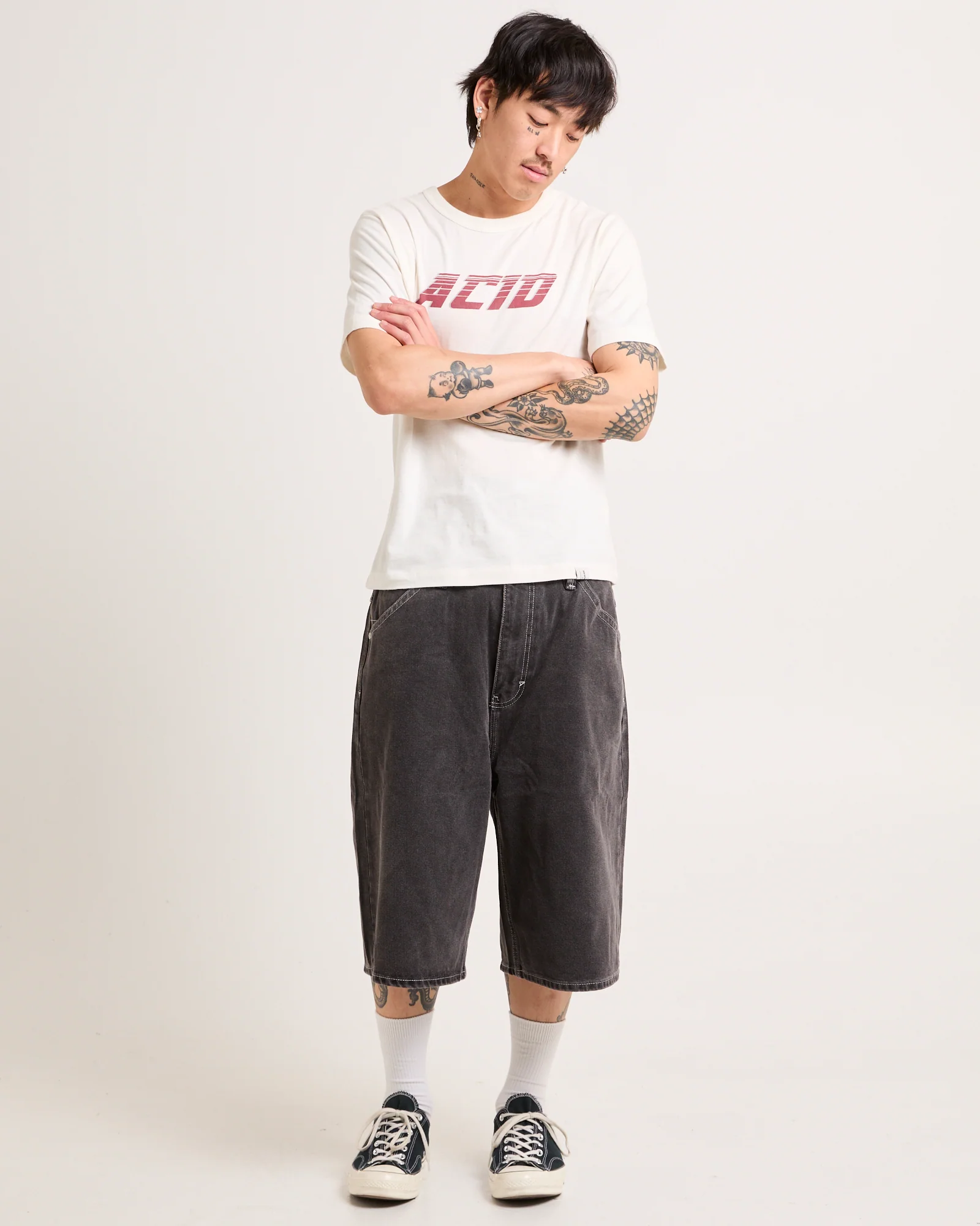 A6 Big Baggy Denim Shorts Paxton - Image 3