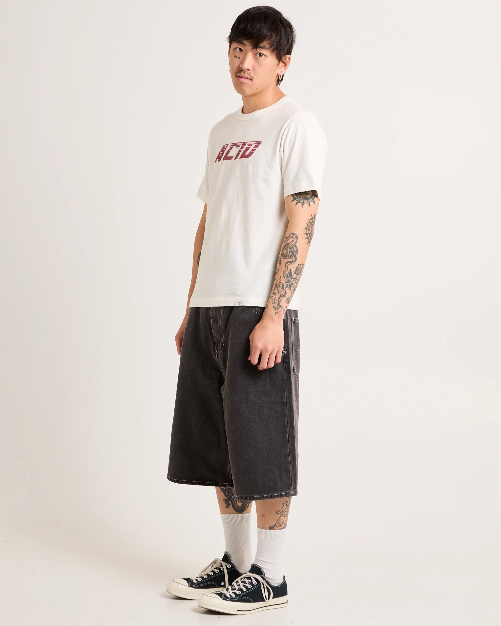 A6 Big Baggy Denim Shorts Paxton - Image 4