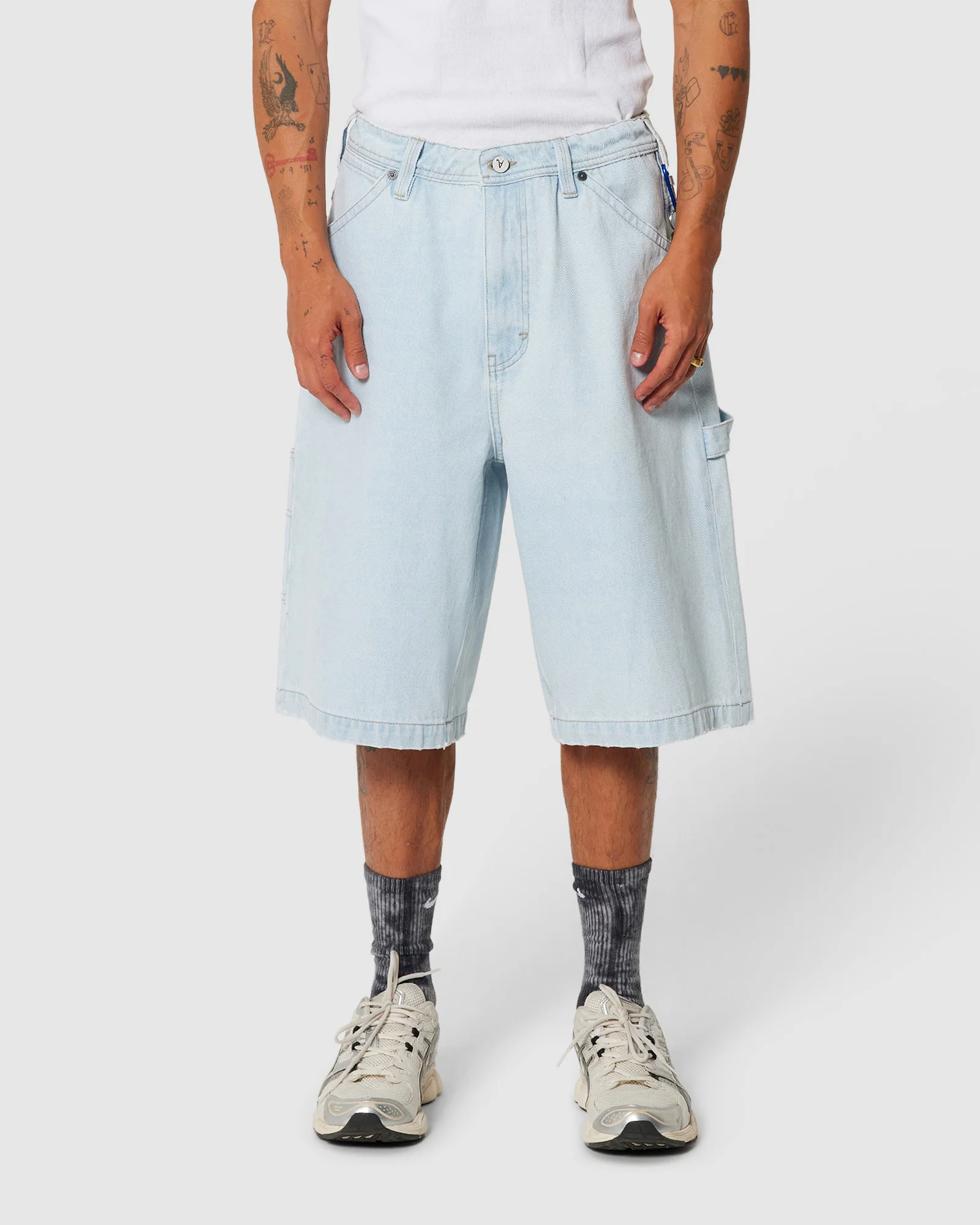 A6 Big Work Denim Shorts Hanks
