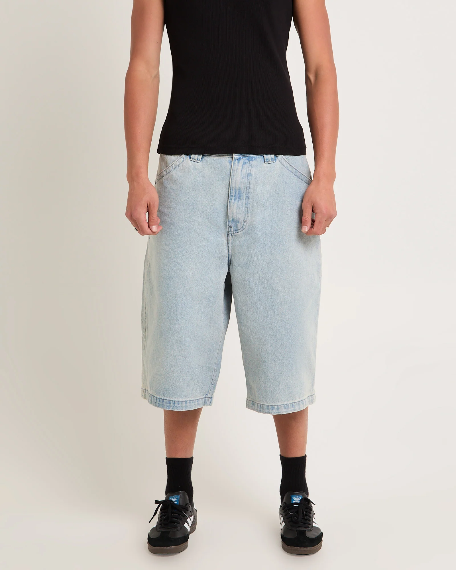 A7 Mega Baggy Denim Shorts Wayne
