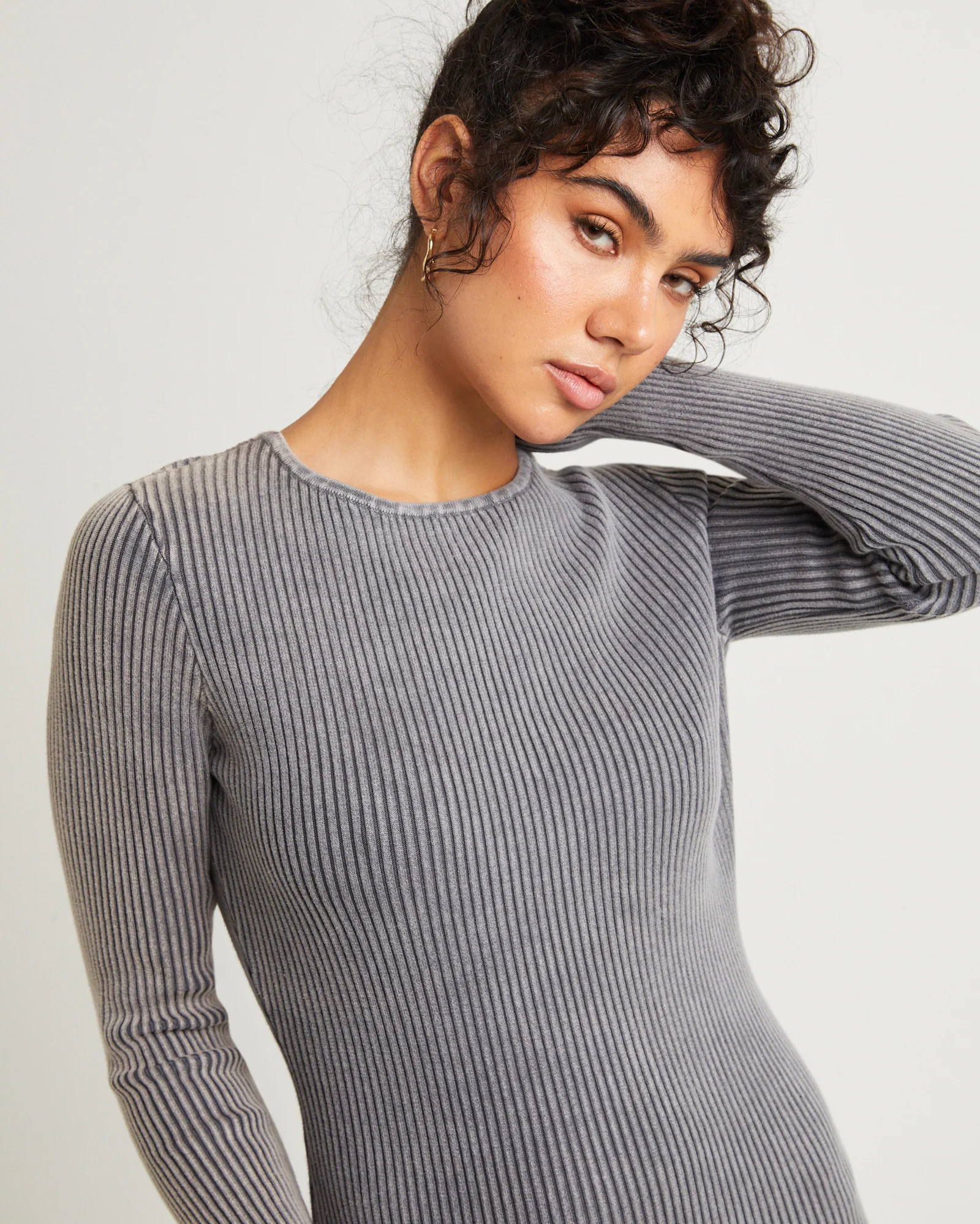 Acid Rave Rib Knit Mini Dress - Image 5