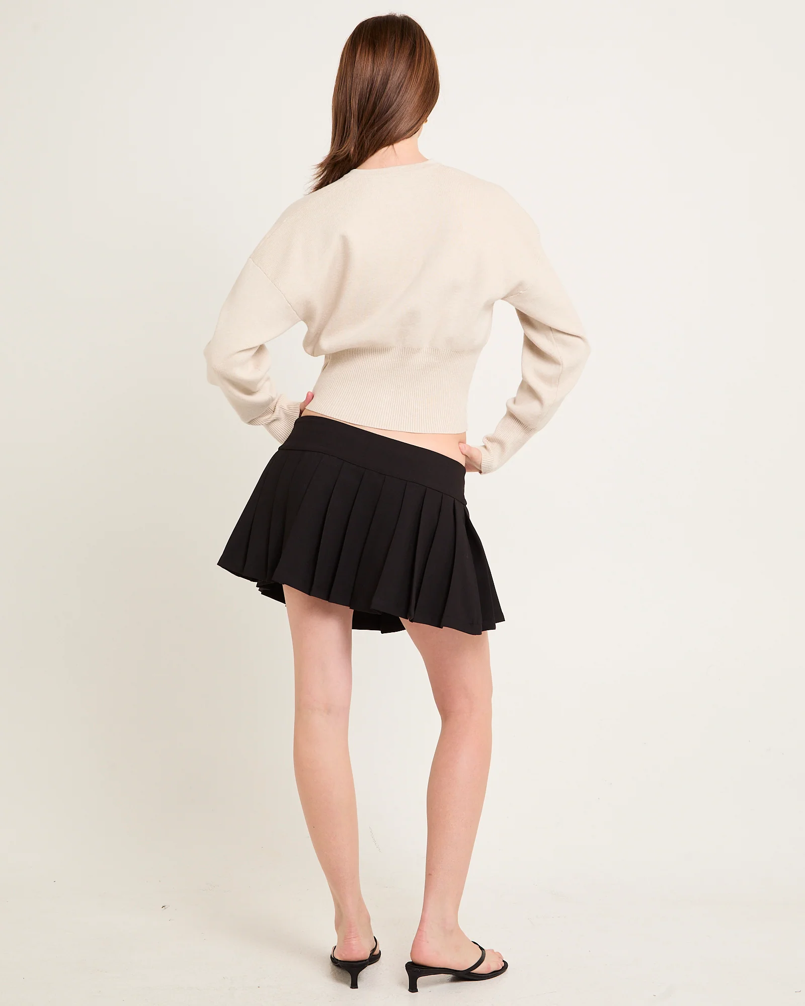 Addison Pleated Mini Skirt - Image 2