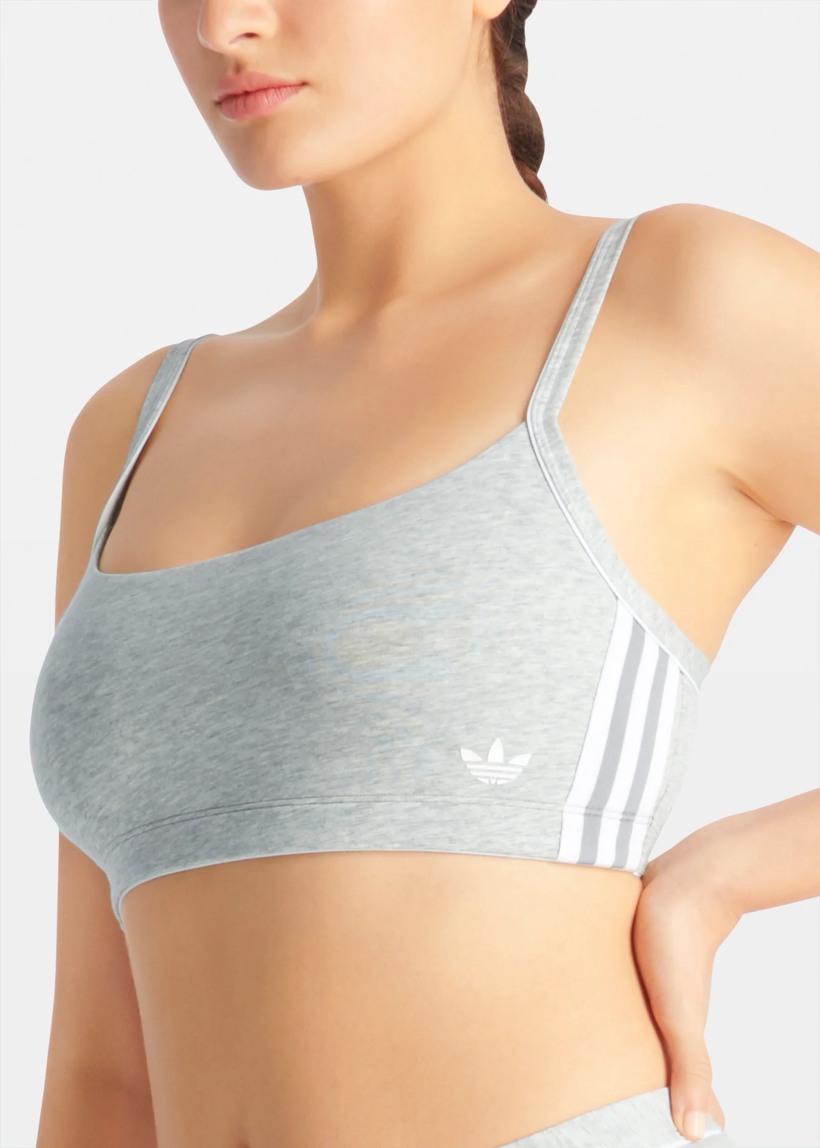 Adicolor Comfort Flex Cotton Scoop Bralette - Image 4