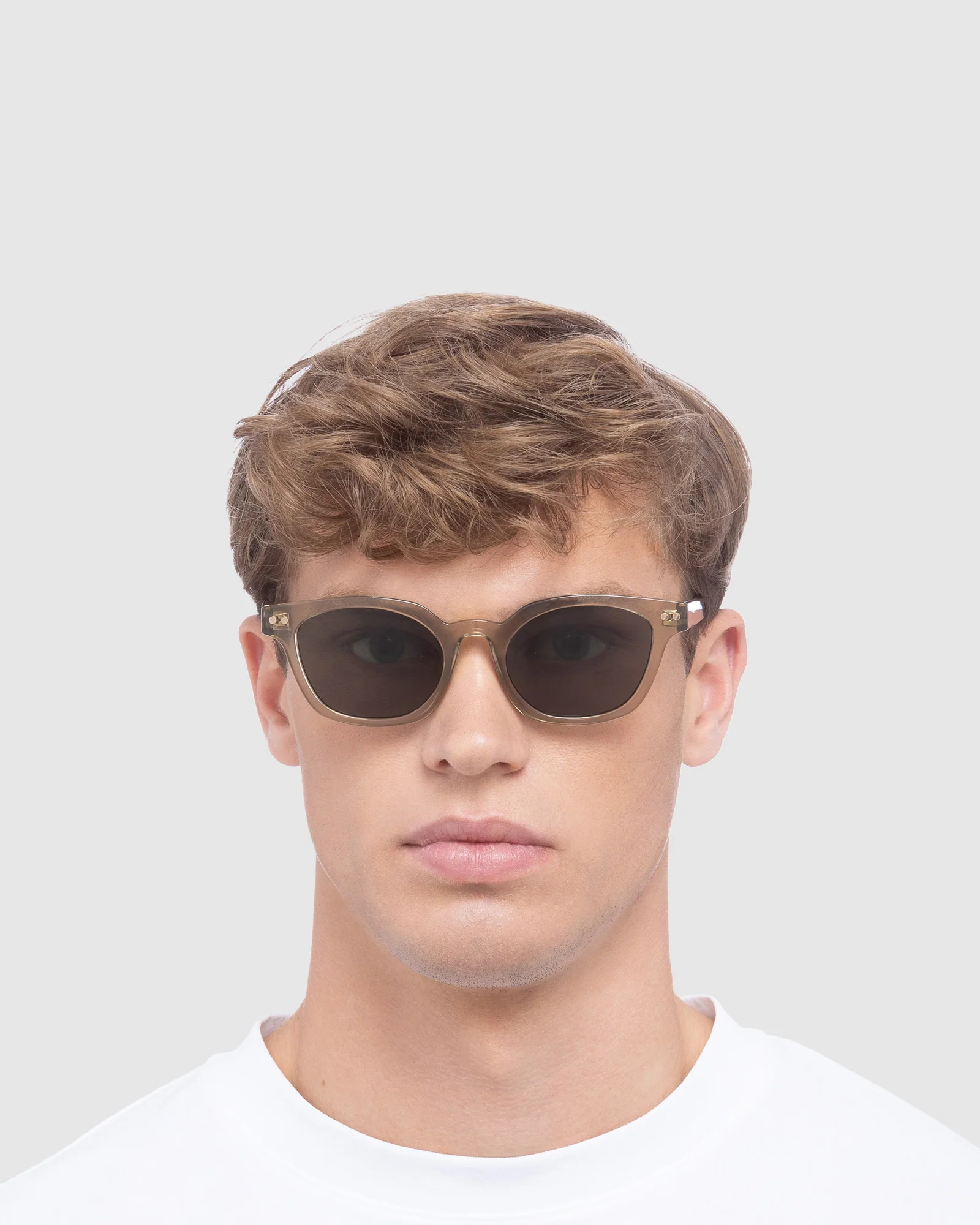 Afends X Le Specs Facade Sunglasses Clear - Image 5