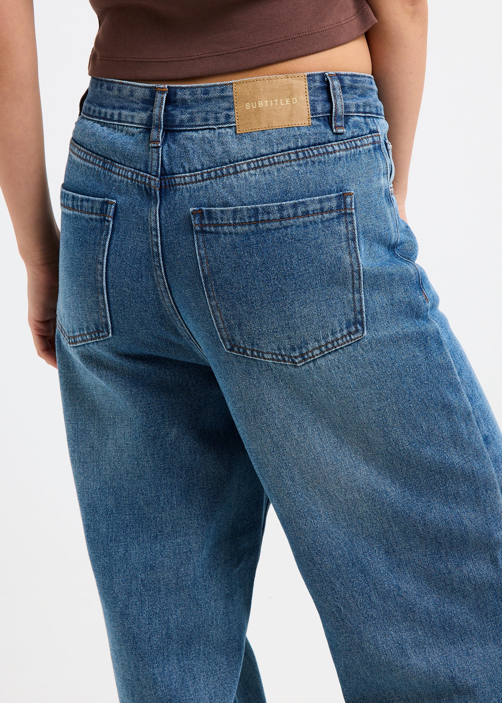 Alexa Mid Rise Denim Jeans Petite Relaxed - Image 5