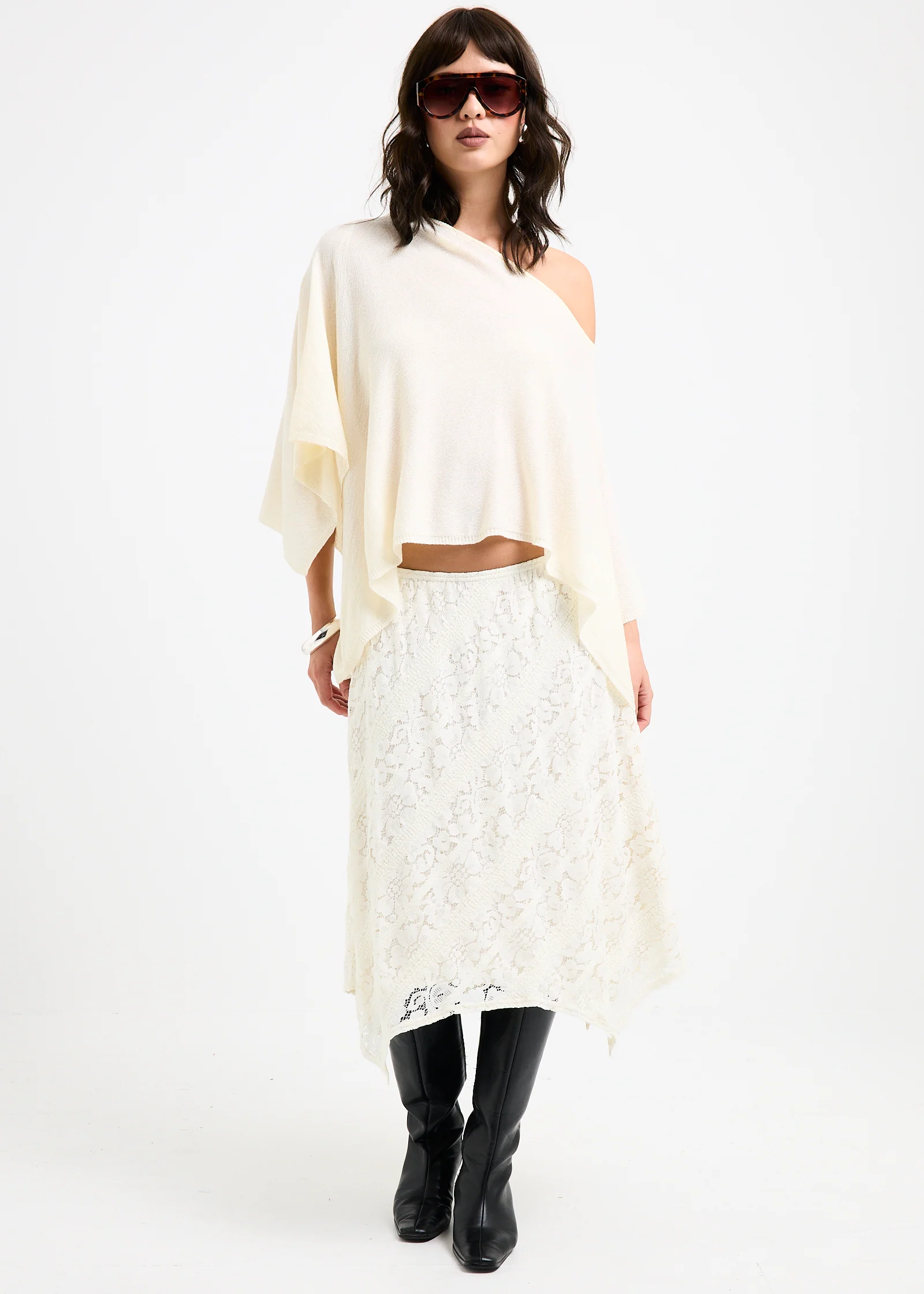 Alma Knit Poncho - Image 3