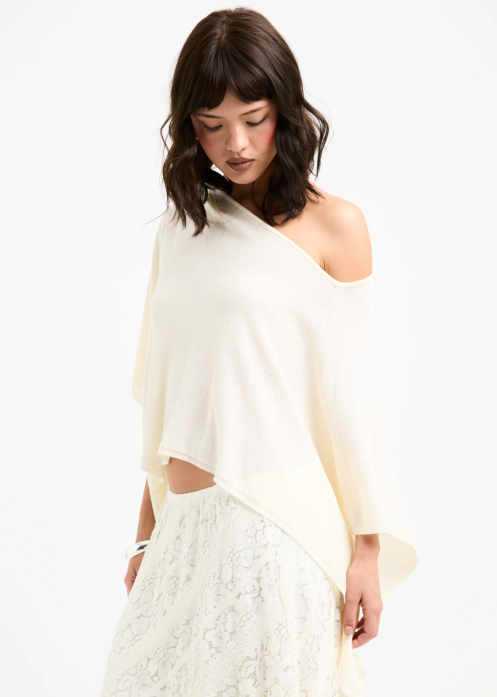 Alma Knit Poncho - Image 4