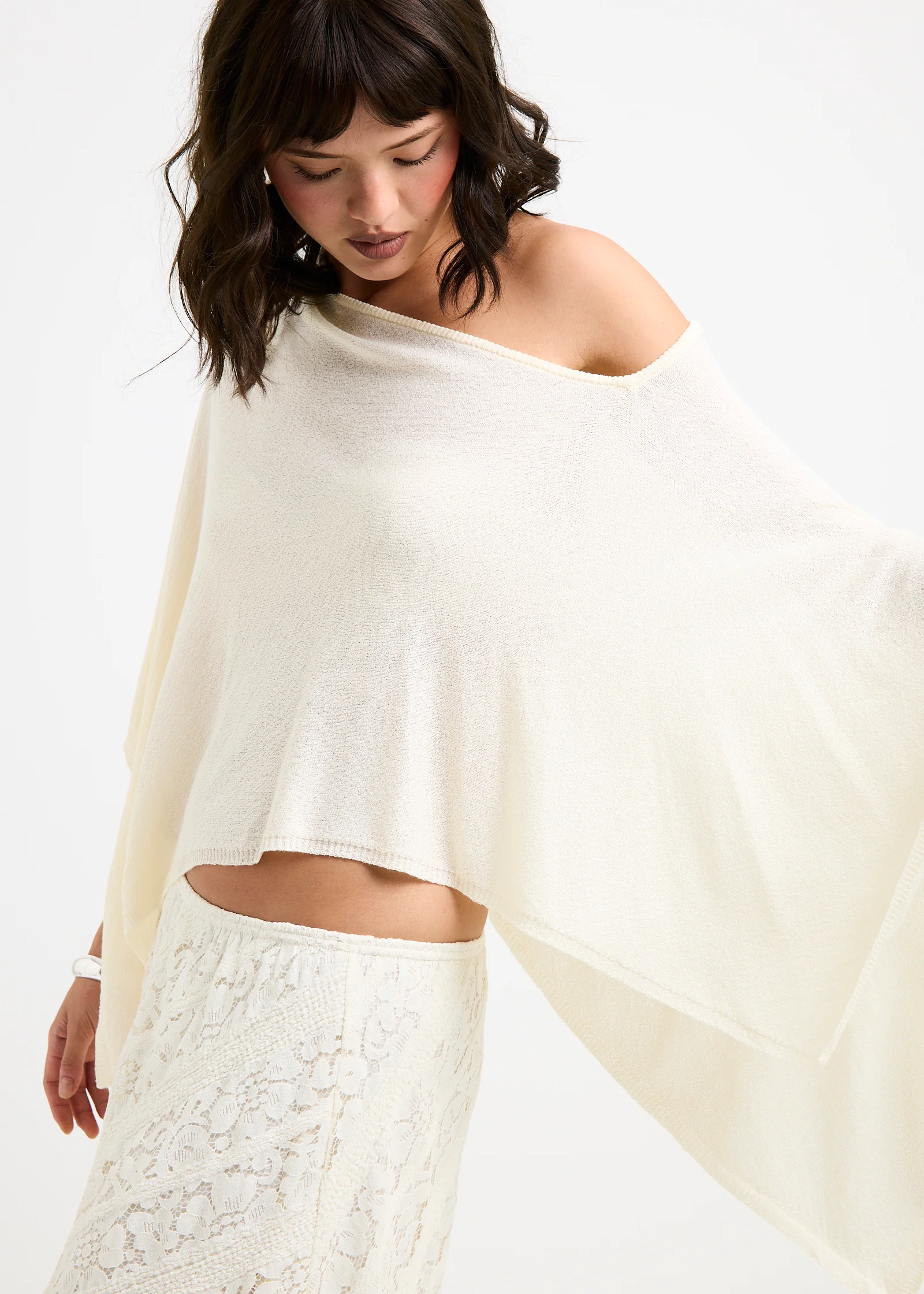Alma Knit Poncho - Image 5