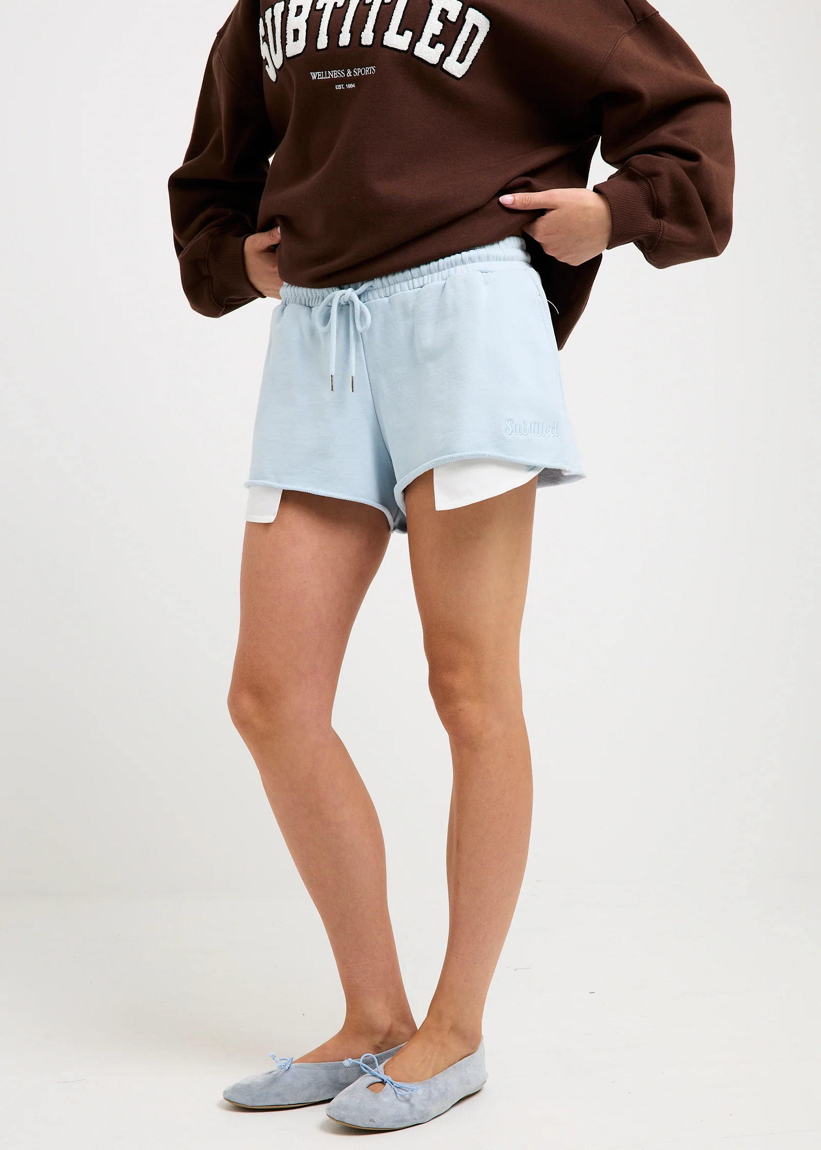 Aloha Cropped Fleece Shorts - Image 4